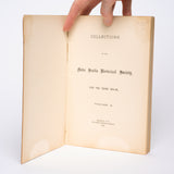 Collections of the Nova Scotia Historical Society, for the Years 1896-98 (Volume X)