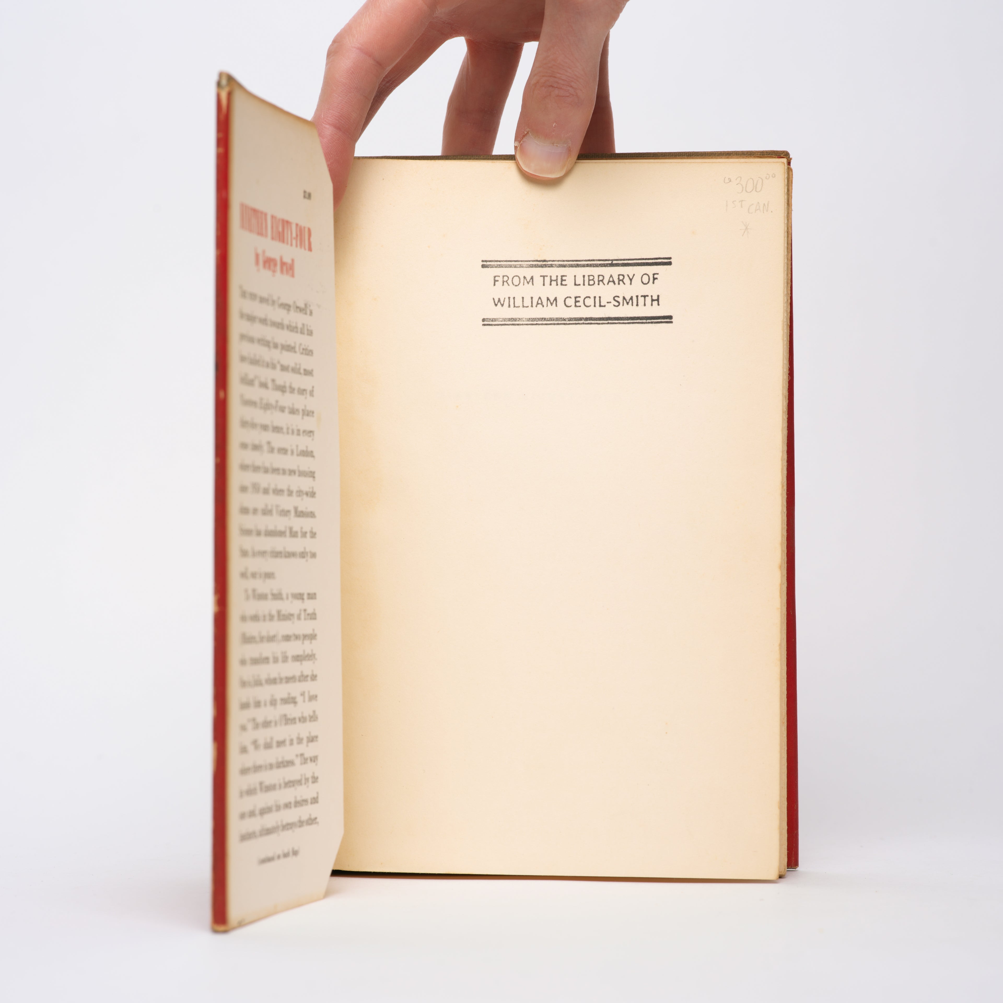 Nineteen Eighty-Four [First Canadian Edition] - Orwell, George