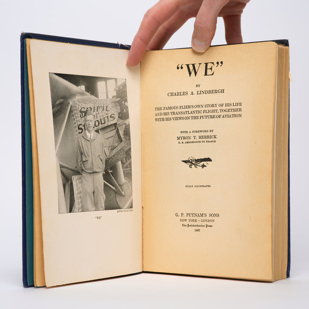 "We" [Signed] - Lindbergh, Charles A.; Herrick, Myron T. (foreword)