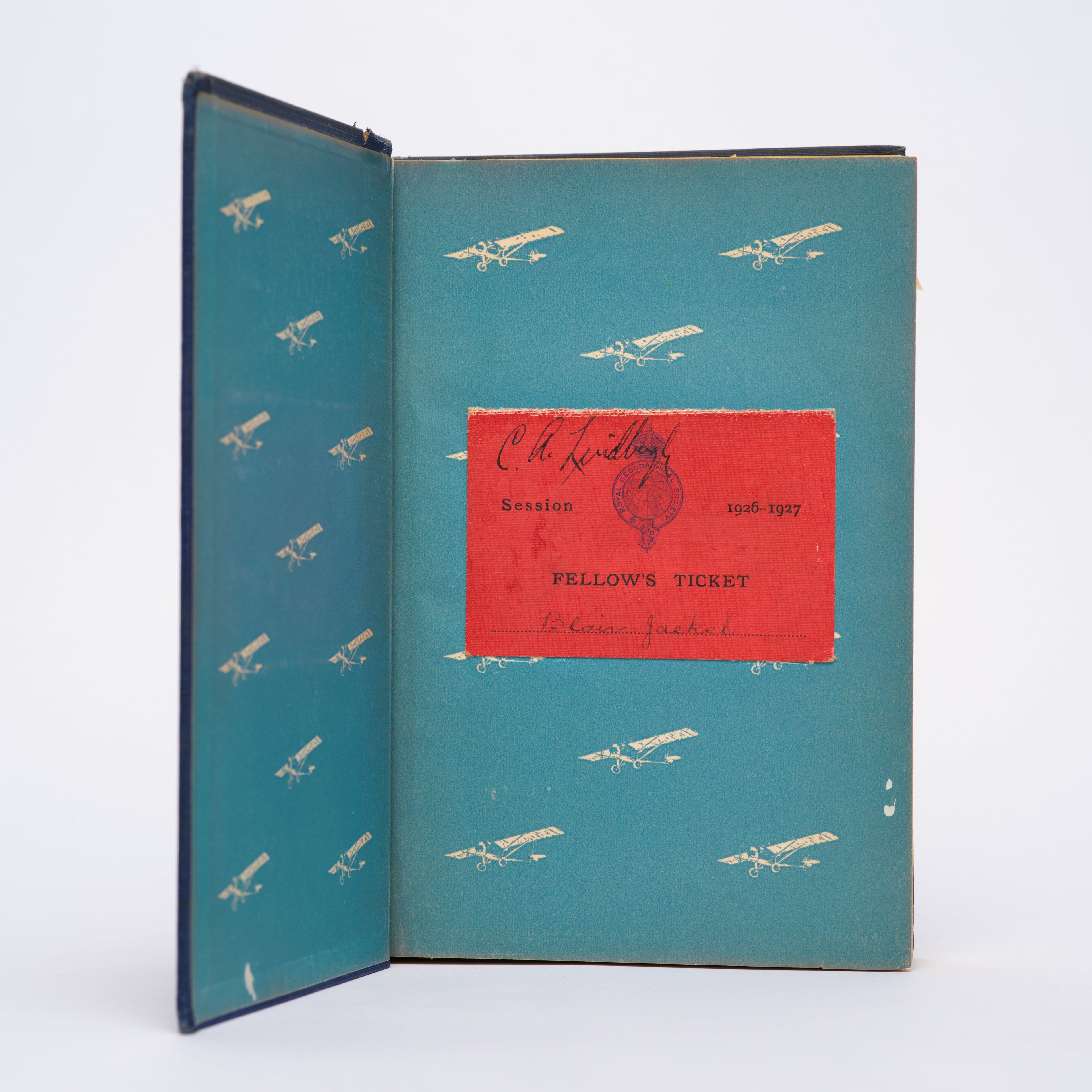 "We" [Signed] - Lindbergh, Charles A.; Herrick, Myron T. (foreword)
