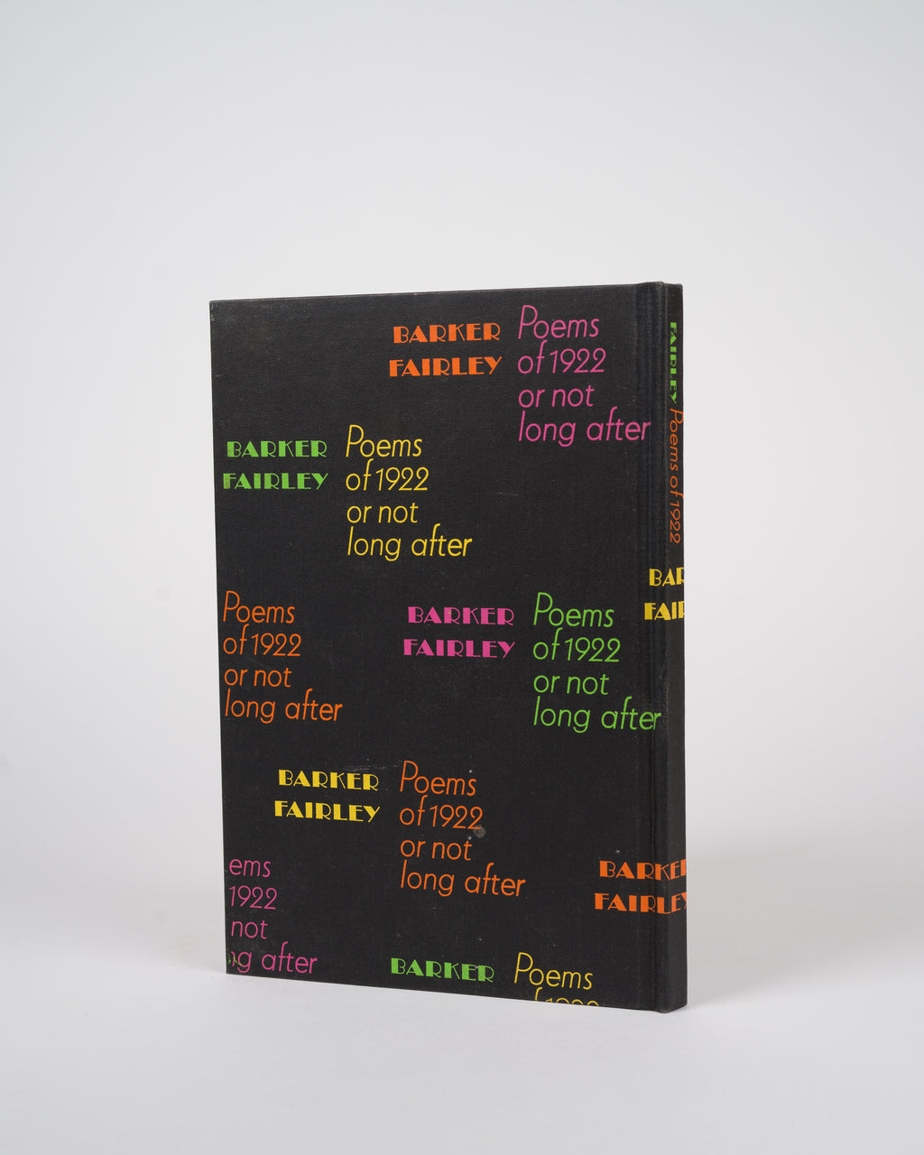 Poems of 1922 or not long after - Fairley, Barker