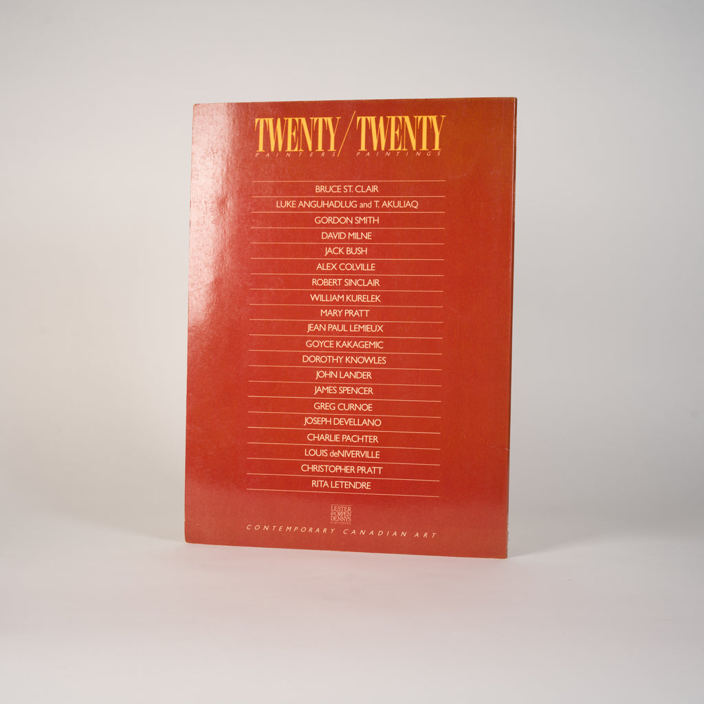 Twenty Painters/Twenty Paintings: Contemporary Canadian Art  Lipman, Marci; Lipman, Louise (editors)