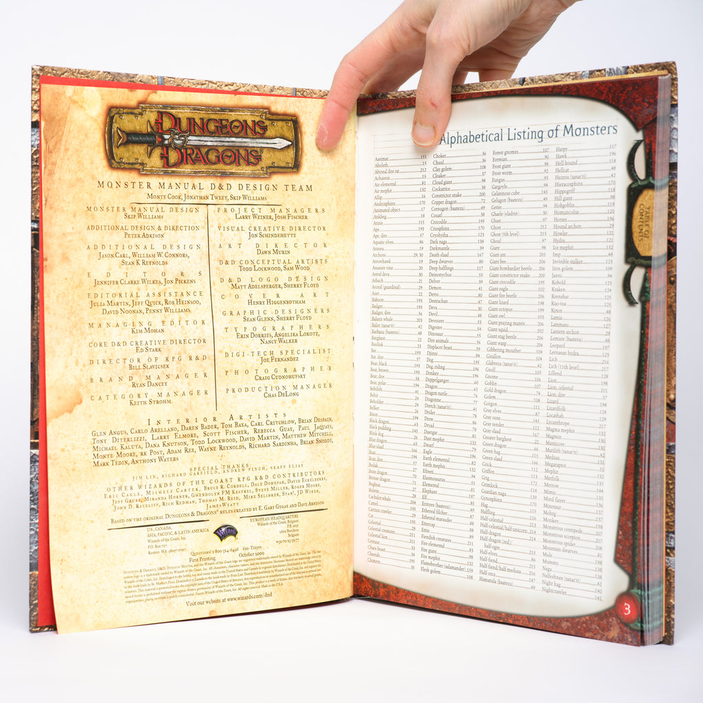 Monster Manual (Dungeons & Dragons v. 3.0)