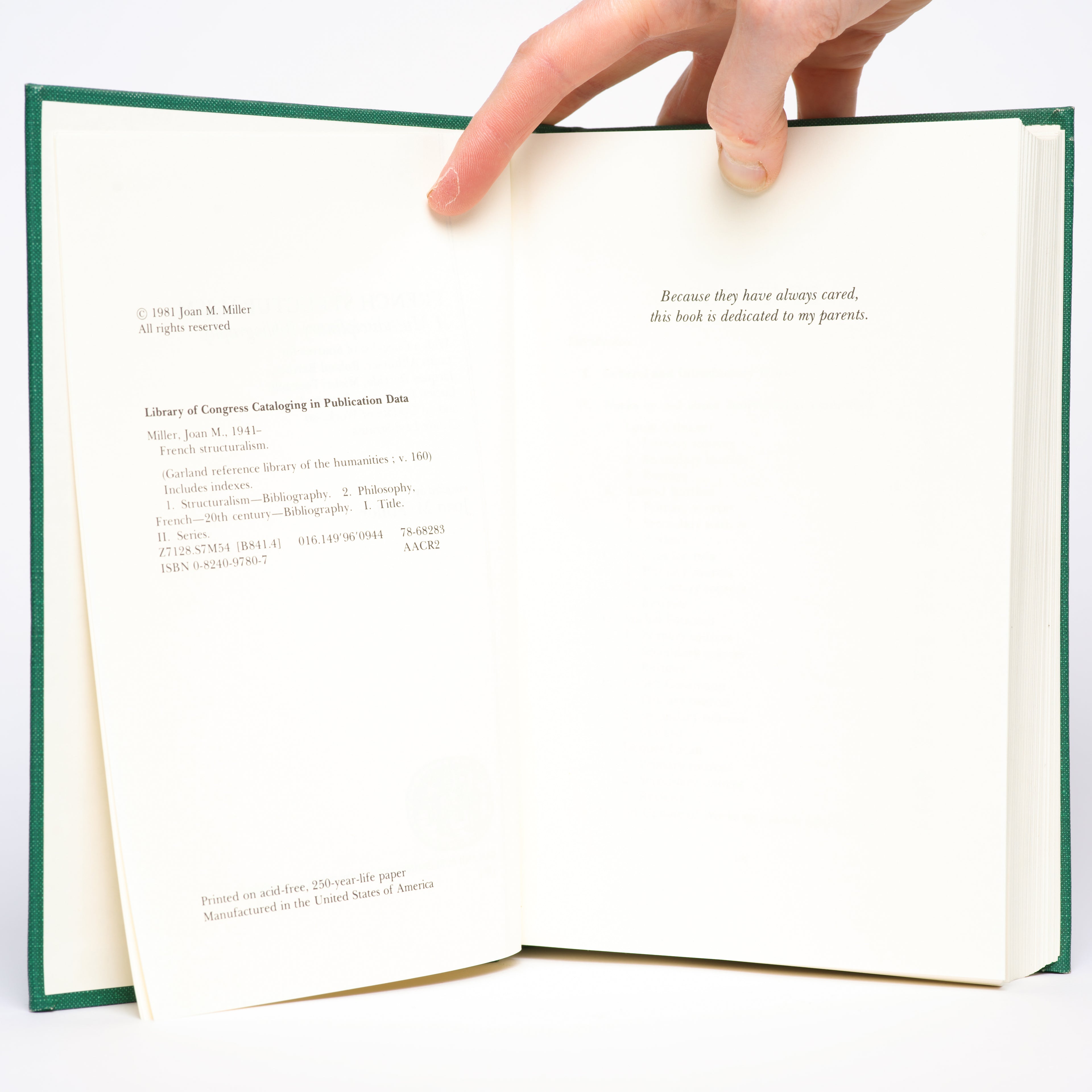 French Structuralism: A Multidisciplinary Bibliography (Garland Reference Library of the Humanities) - Miller, Joan M.