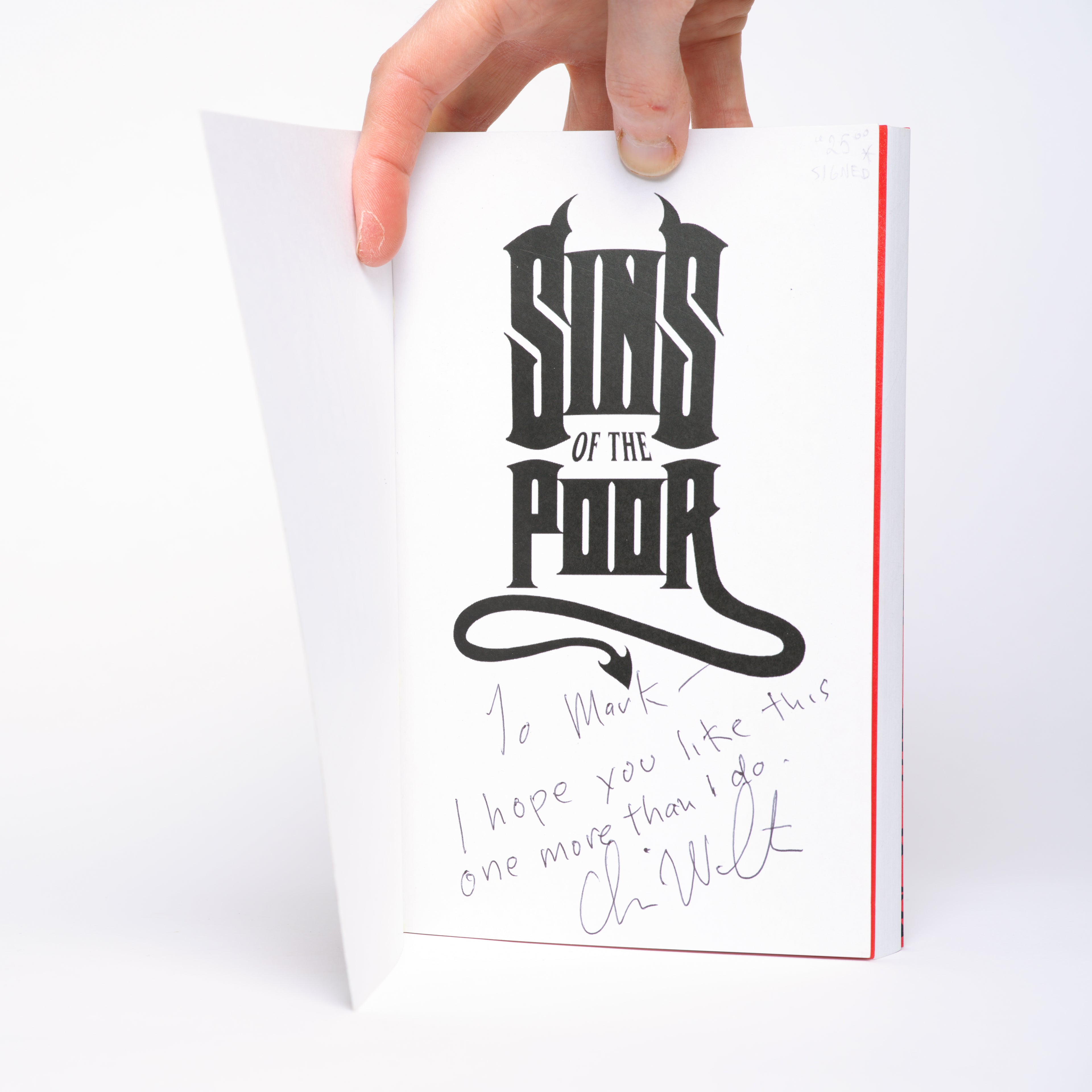 Sins of the Poor - Walter, Chris [Signed]