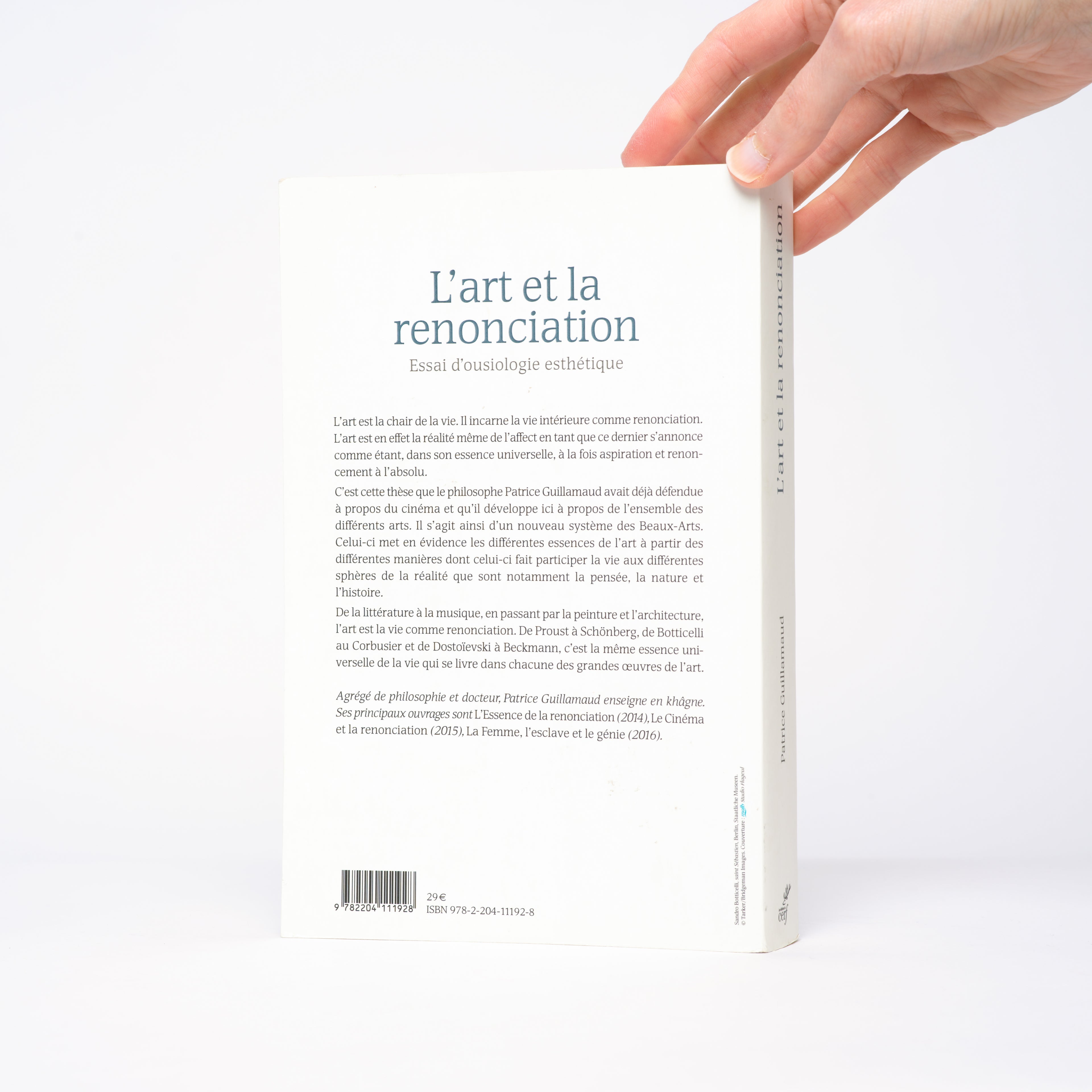 L'art et la renonciation : Essai d'ousiologie esthétique - Guillamaud, Patrice