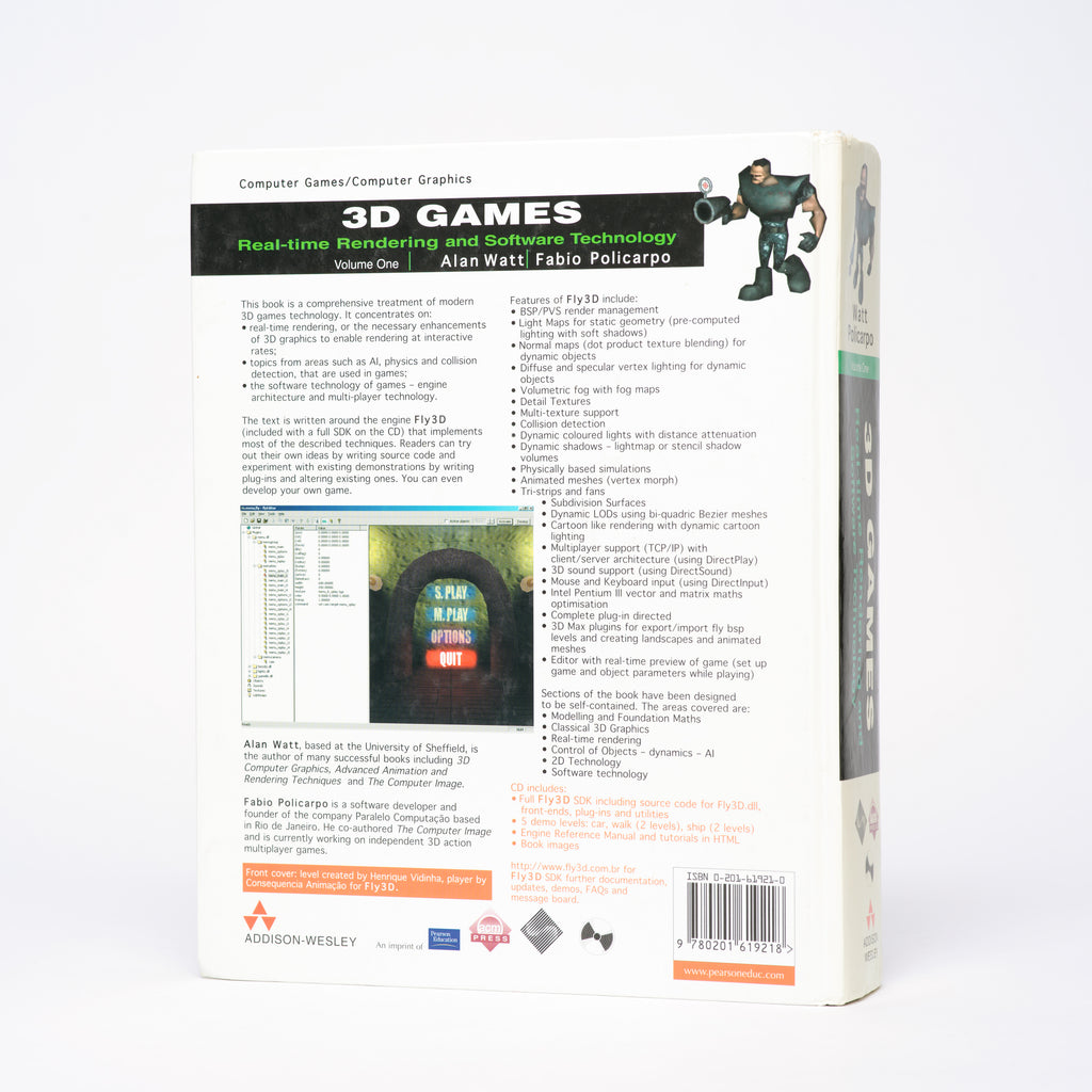 3D Games: Real-Time Rendering and Software Technology, Volume one [INCLUDES DISC] - Watt, Alan; Policarpo, Fabio