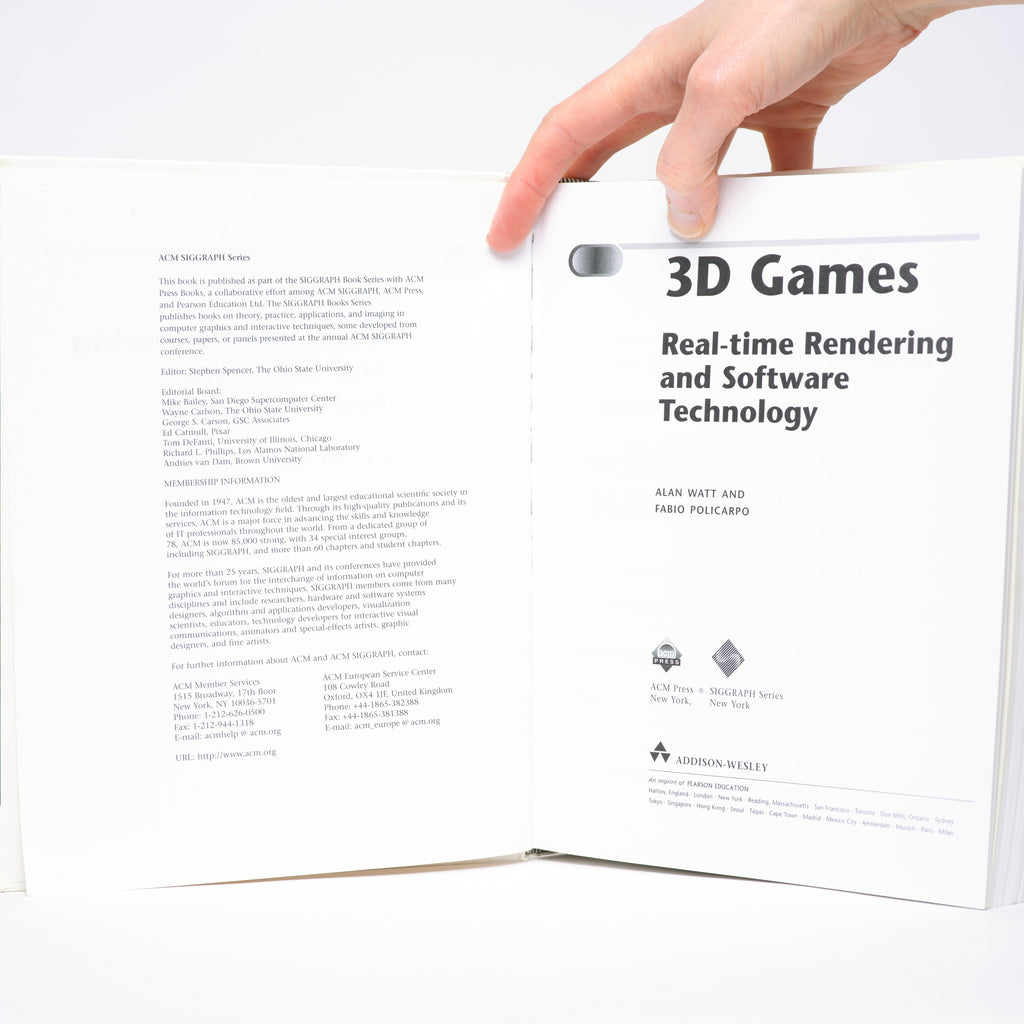 3D Games: Real-Time Rendering and Software Technology, Volume one [INCLUDES DISC] - Watt, Alan; Policarpo, Fabio