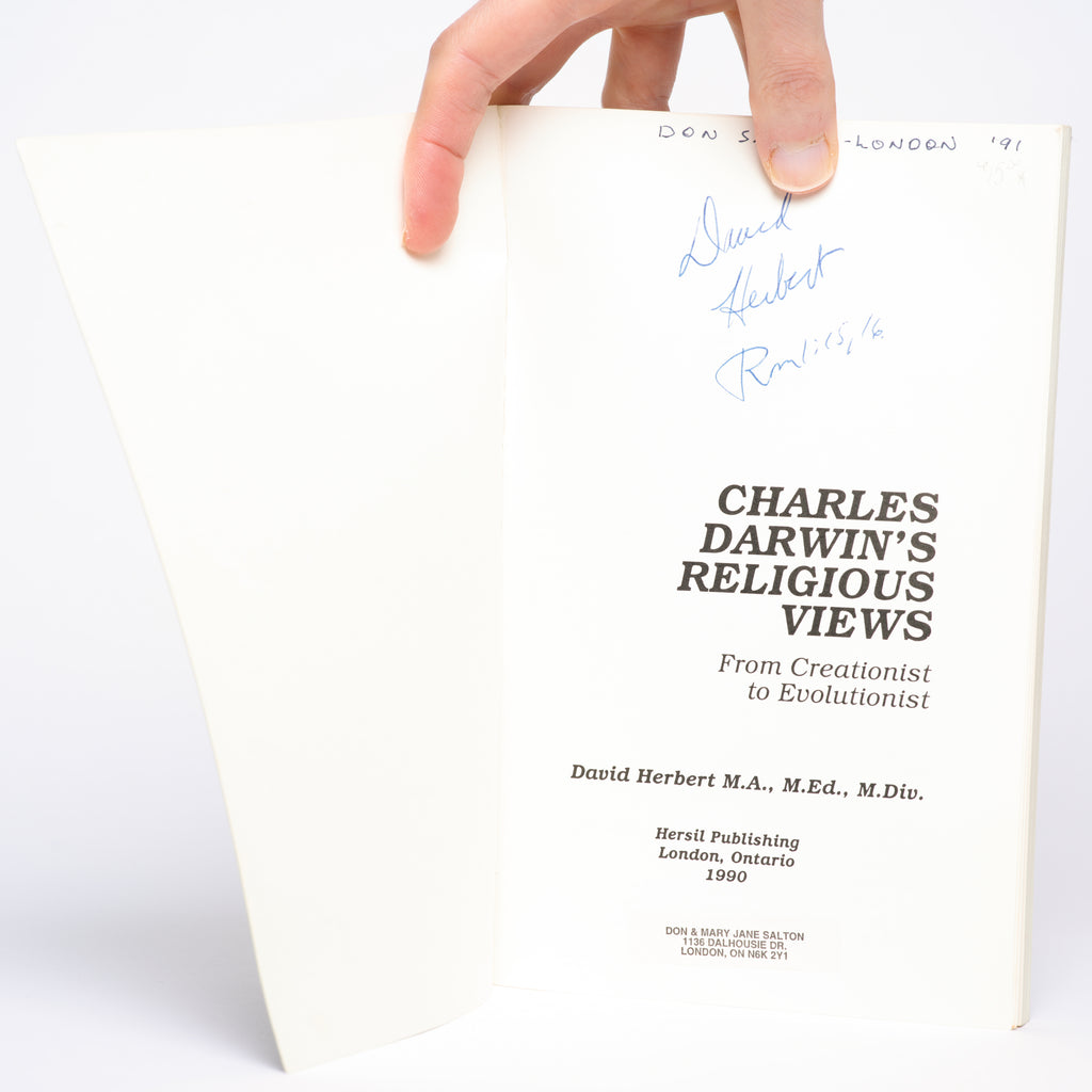 Charles Darwin's Religious Views: From Creationist to Evolutionist - Herbert, David