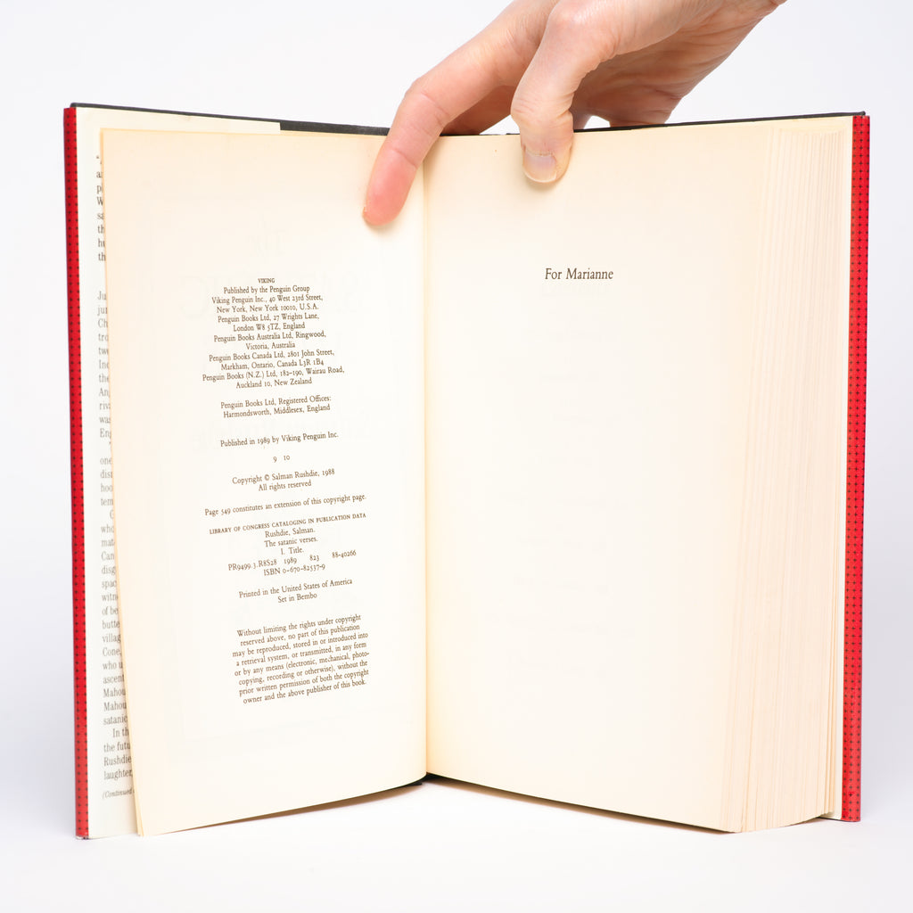 The Satanic Verses [1st American / 9th Printing] - Rushdie, Salman