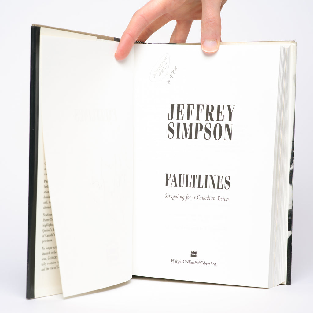 Faultlines: Struggling for a Canadian Vision - Simpson, Jeffrey