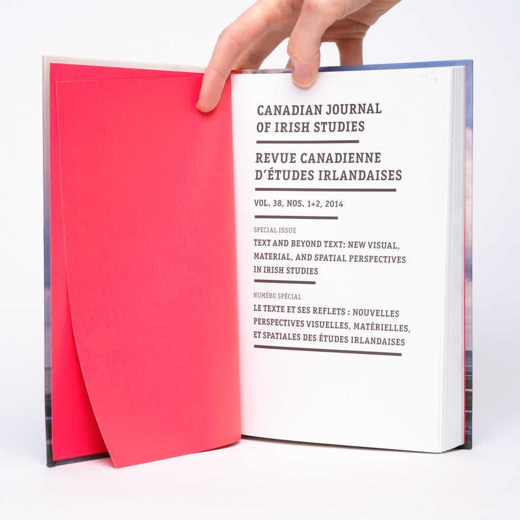 Canadian Journal of Irish Studies, Vol. 38, Nos. 1+2, 2014