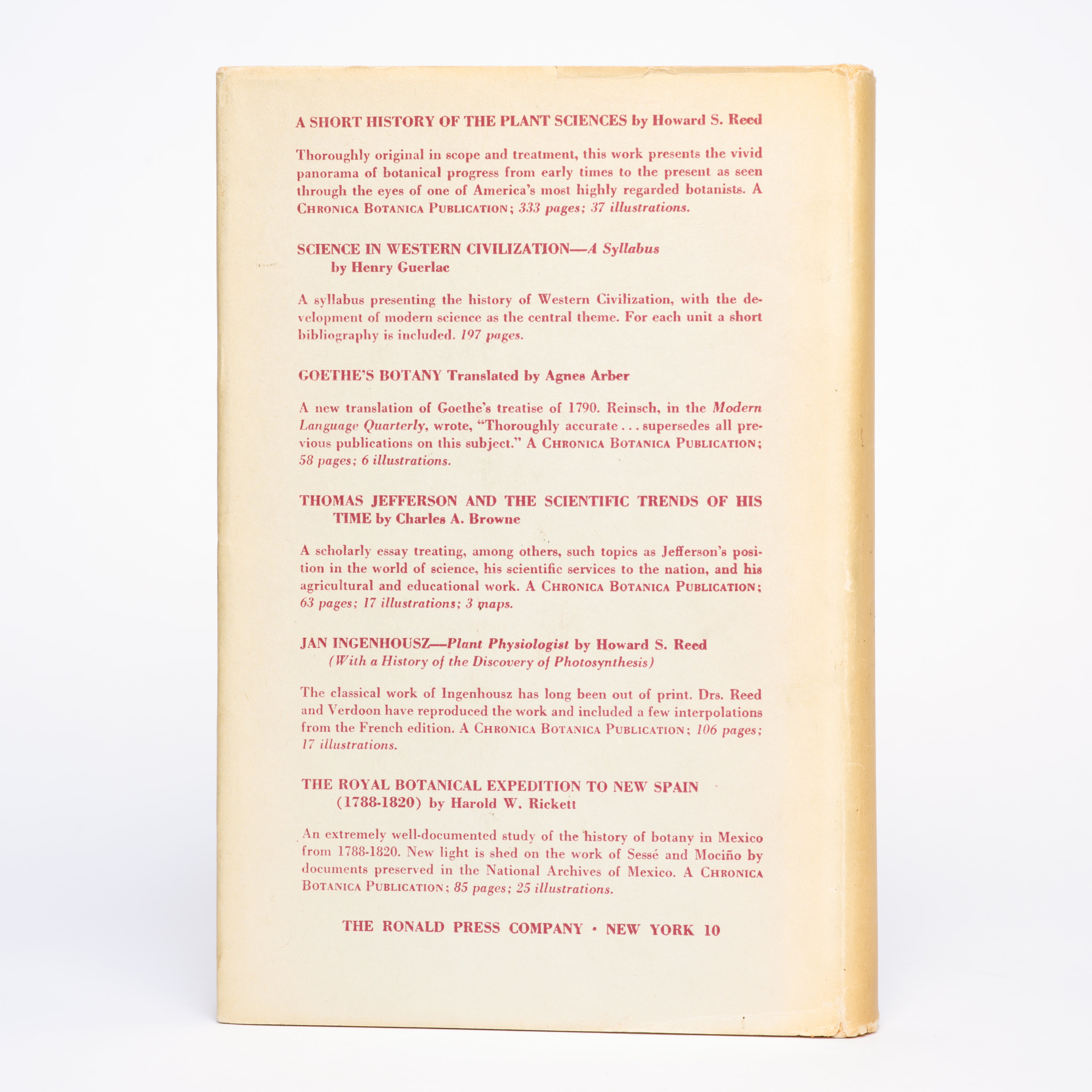 A Guide to the History of Science: a First Guide for the Study of the History of Science, With Introductory Essays on Science and Tradition - Sarton, George