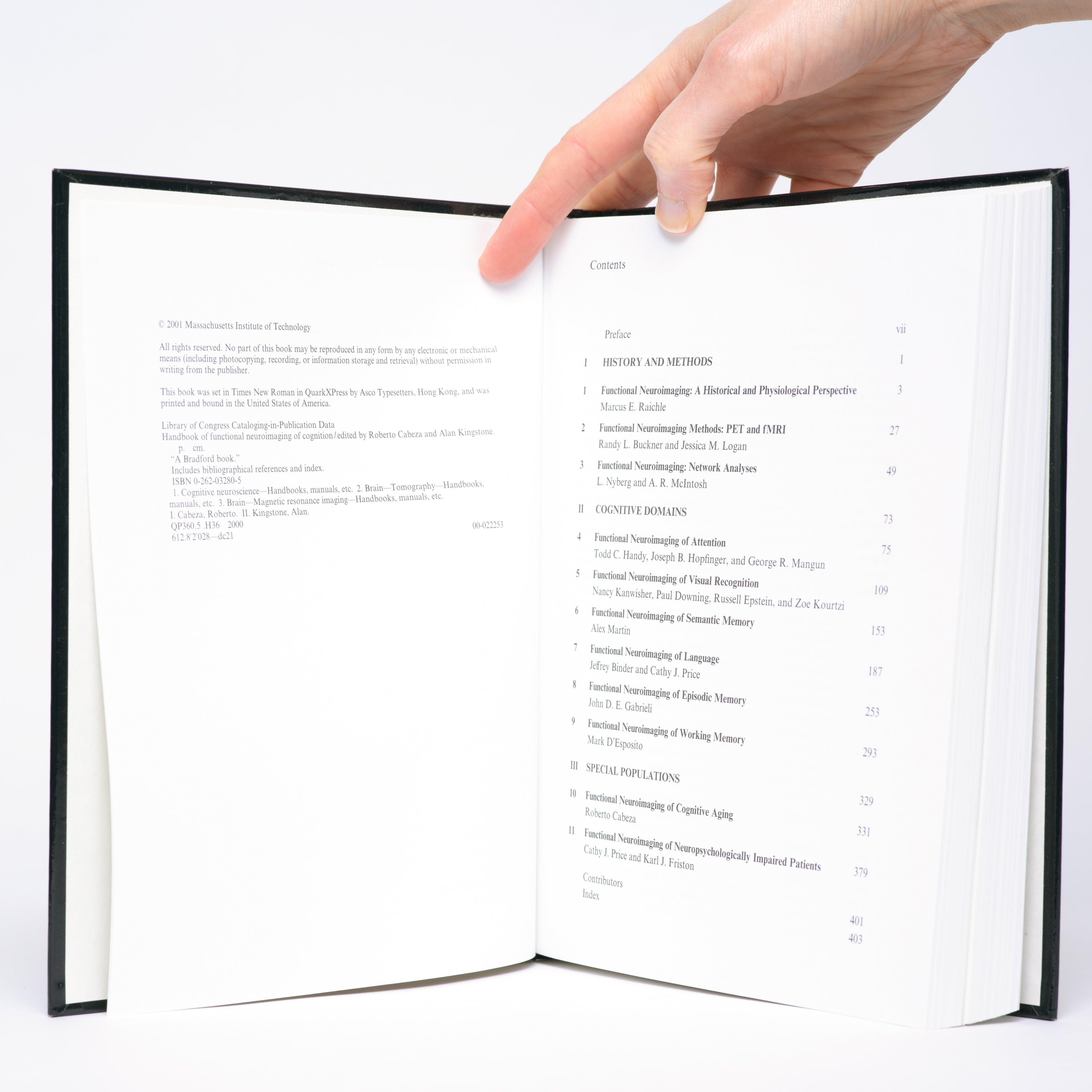 Handbook of Functional Neuroimaging of Cognition (Cognitive Neuroscience) - Cabeza, Roberto; Kingstone, Alan