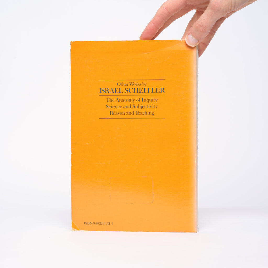Inquiries: Philosophical Studies of Language, Science, & Learning - Scheffler, Israel