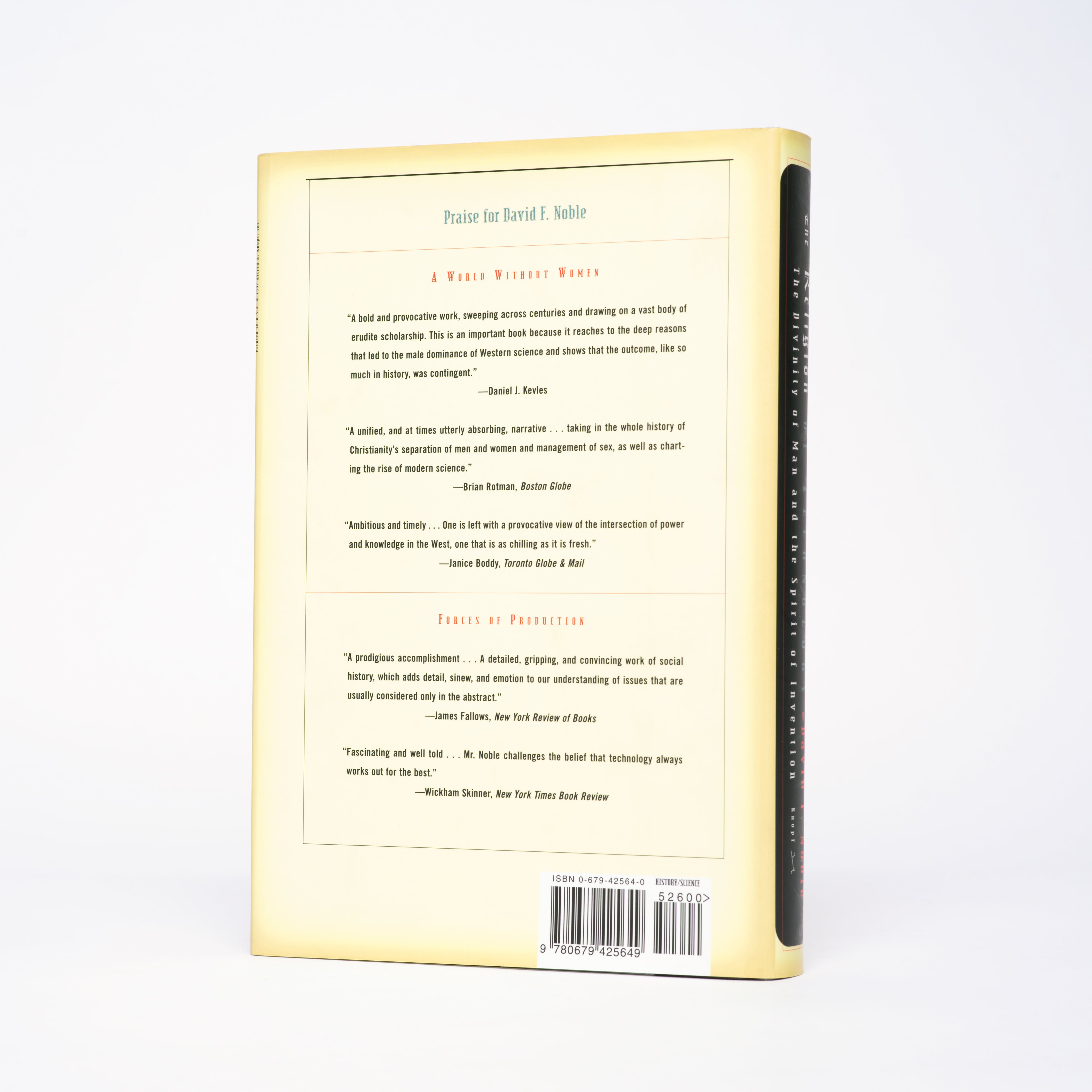 The Religion of Technology: The Divinity of Man and the Spirit of Invention - Noble, David F.