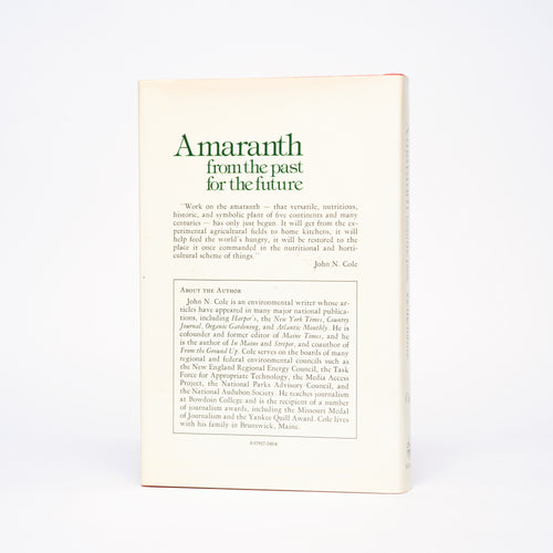 Amaranth, From the Past for the Future - Cole, John N.