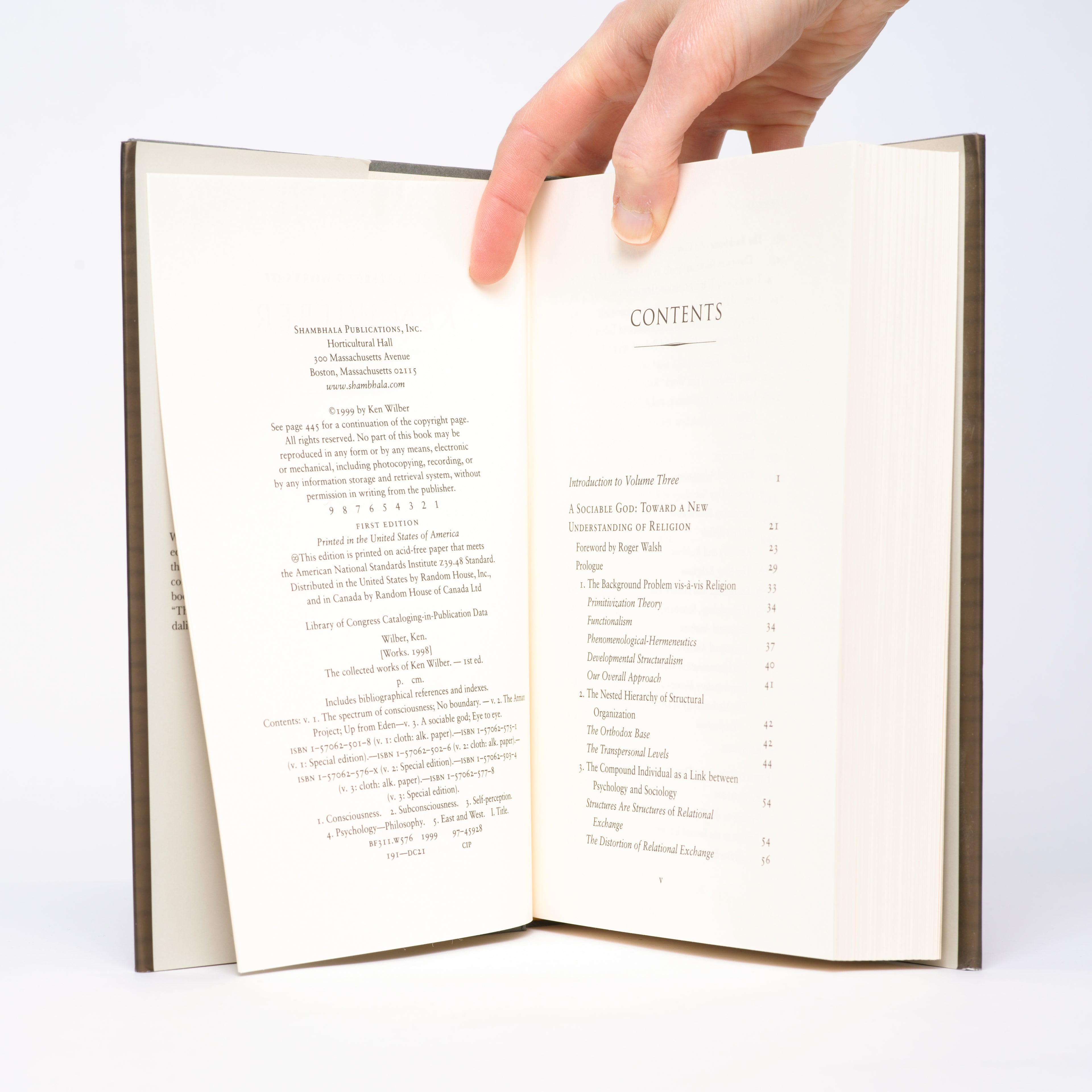 A Sociable God + Eye to Eye [The Collected Works of Ken Wilber Vol. 3] - Wilber, Ken