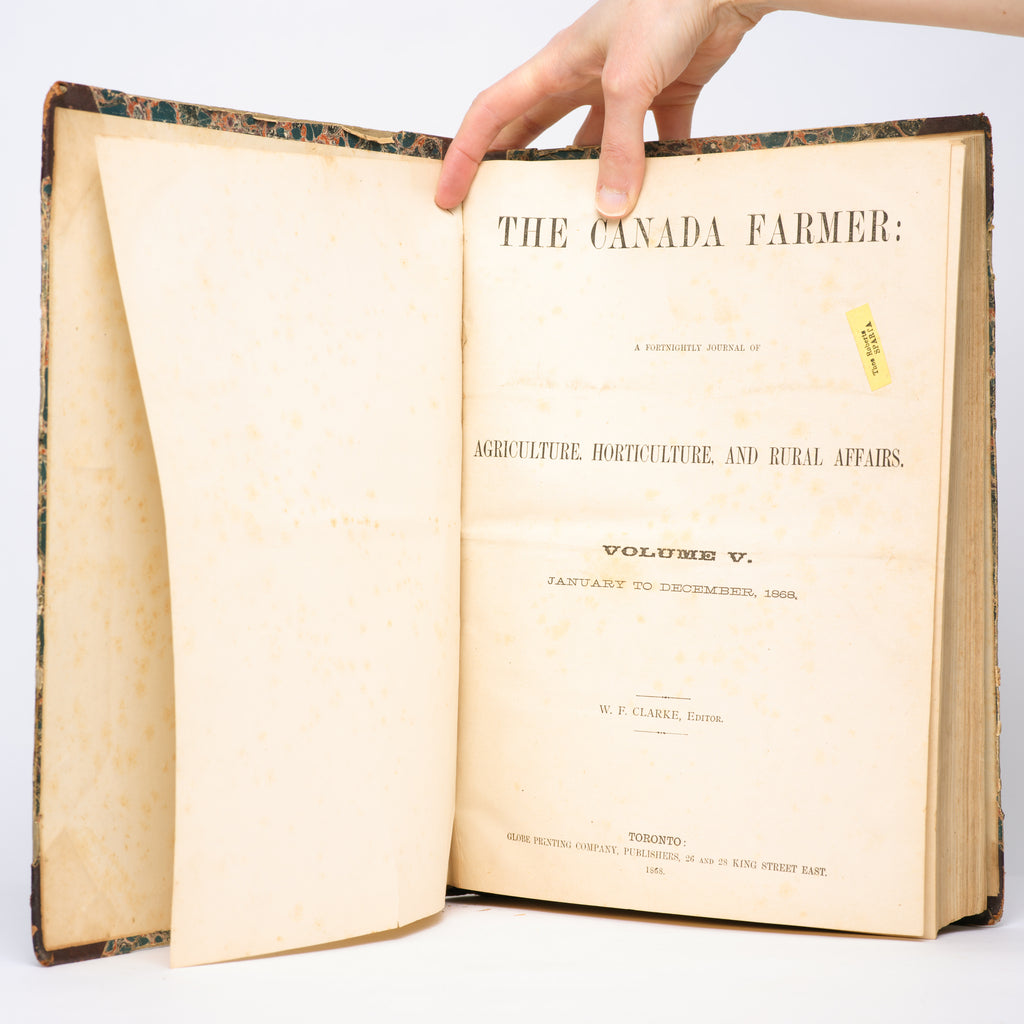 The Canada Farmer: Vol. V 1868 + Vol. IV 1867 Partials (See Description)
