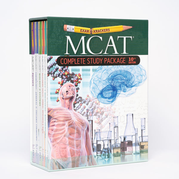 Examkrackers MCAT Complete Study Package (10th Edition) [Six Volumes in Hard Case]