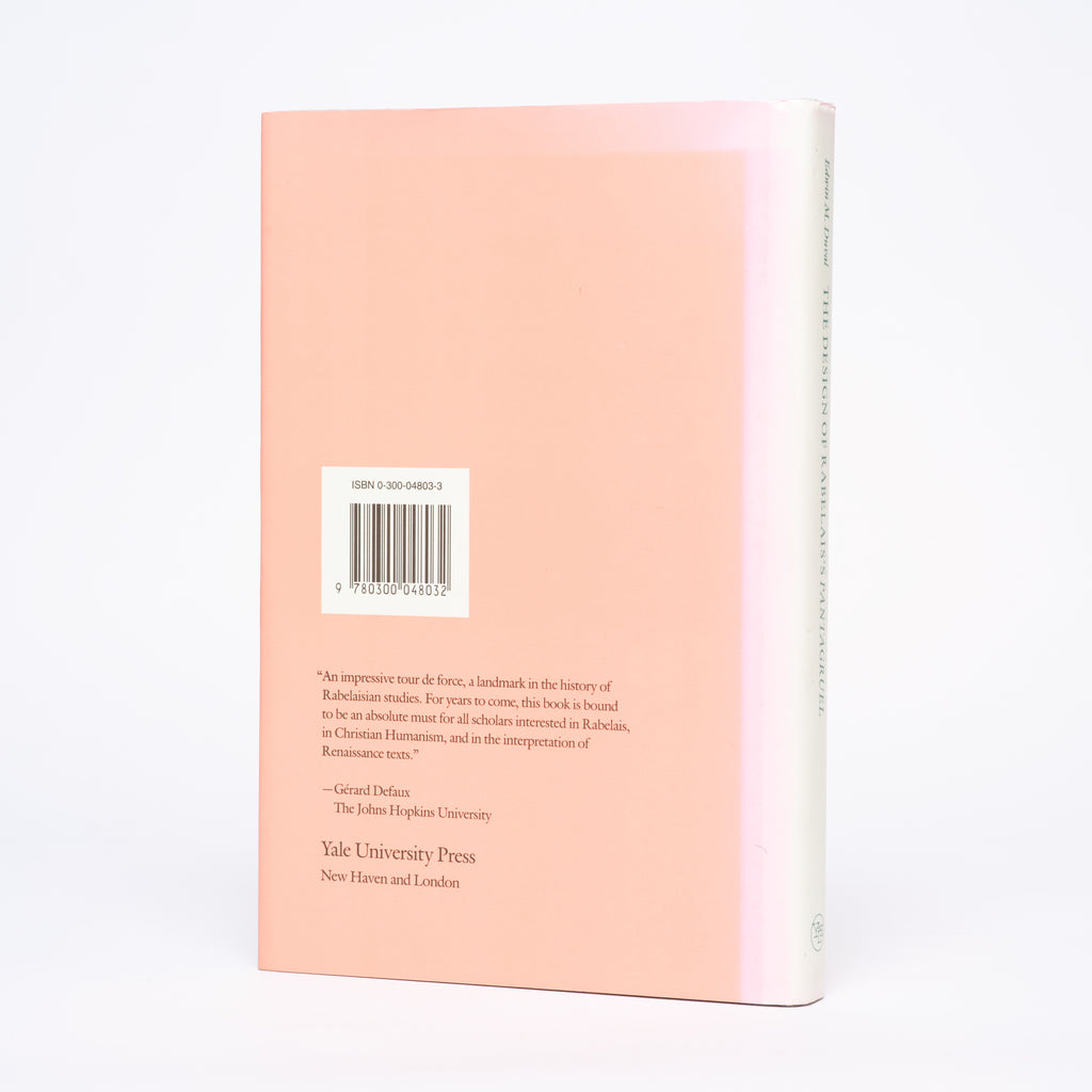 The Design of Rabelais's Pantagruel - Duval, Edwin M.
