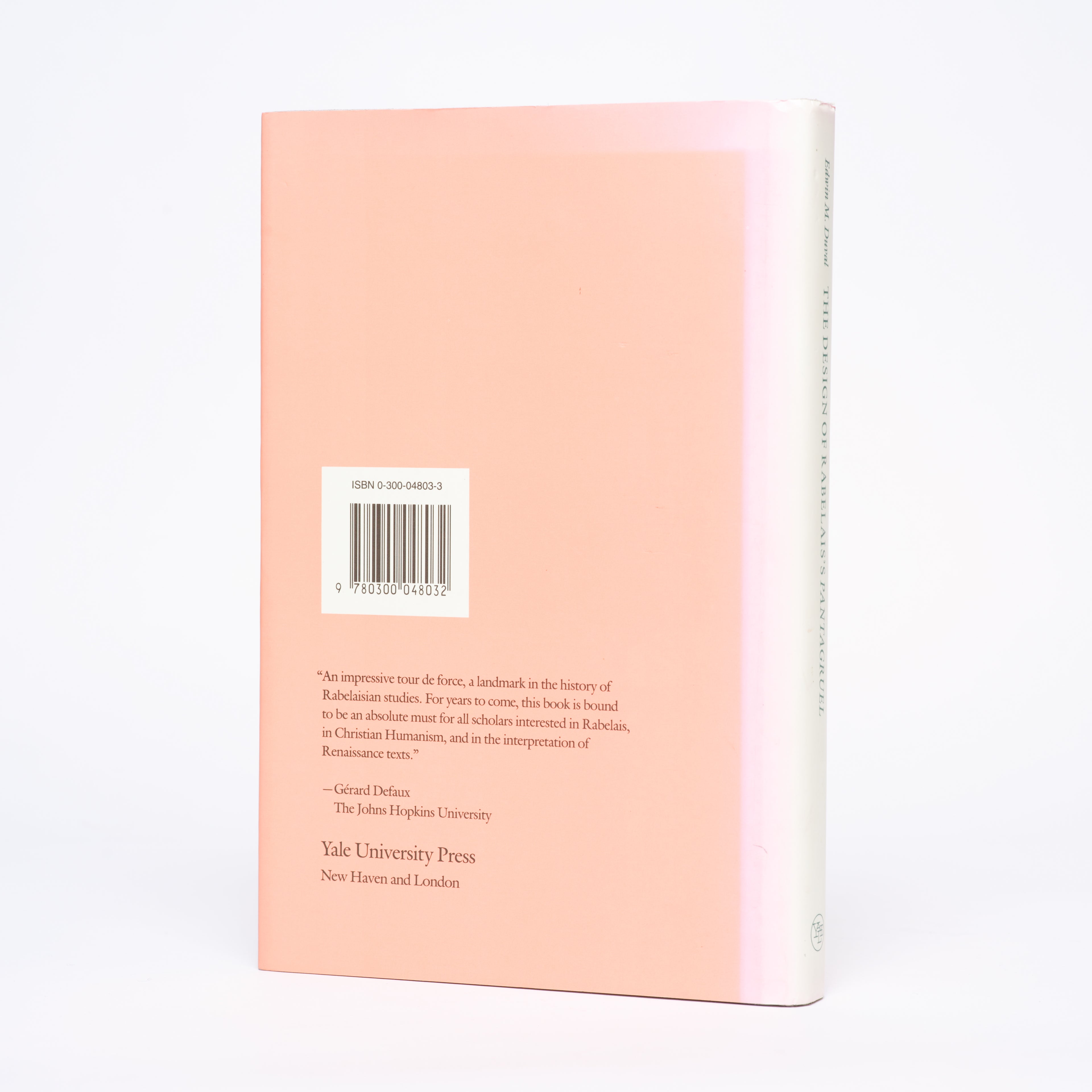 The Design of Rabelais's Pantagruel - Duval, Edwin M.