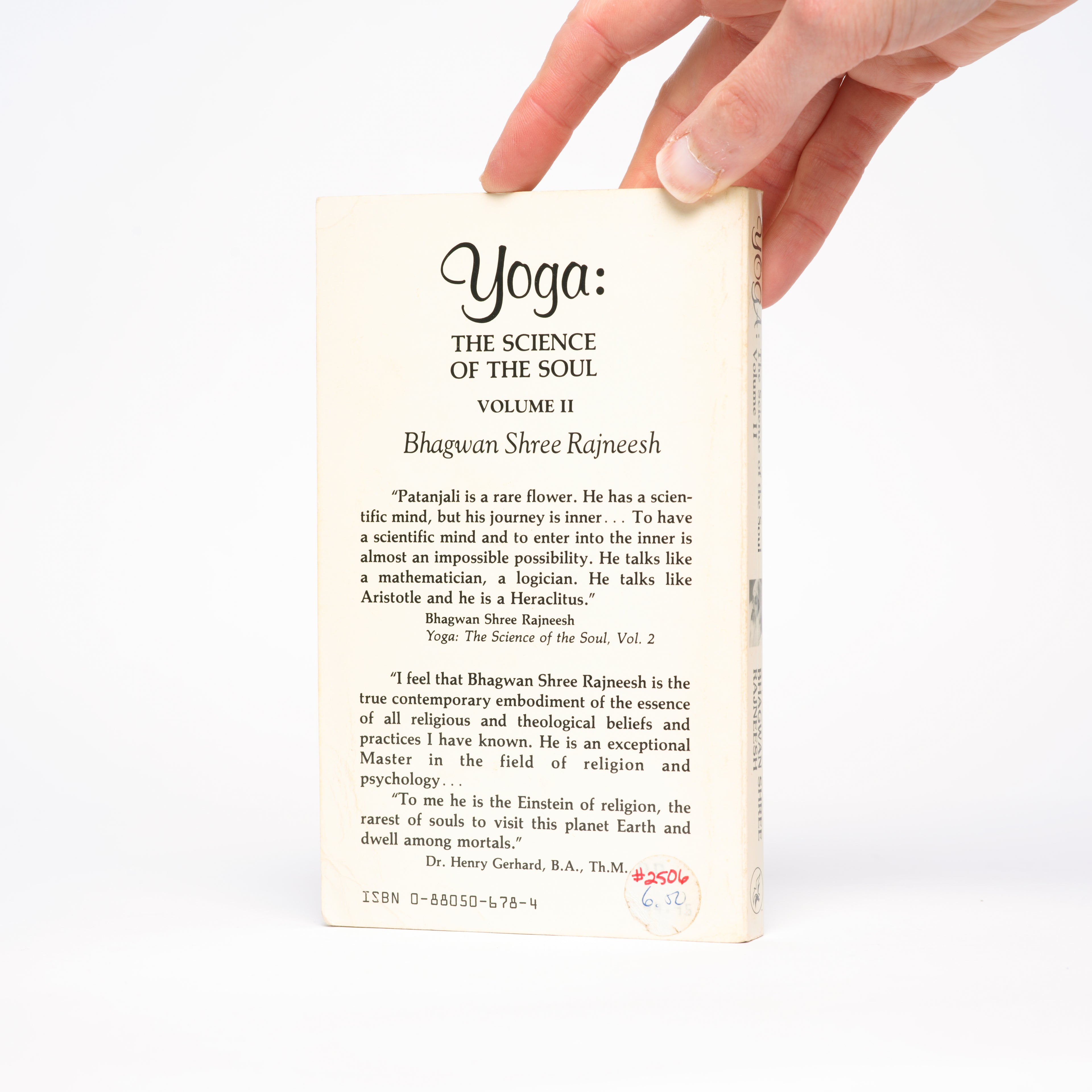 Yoga: The Science of the Soul, Volume II - Rajneesh, Bhagwan Shree; Osho