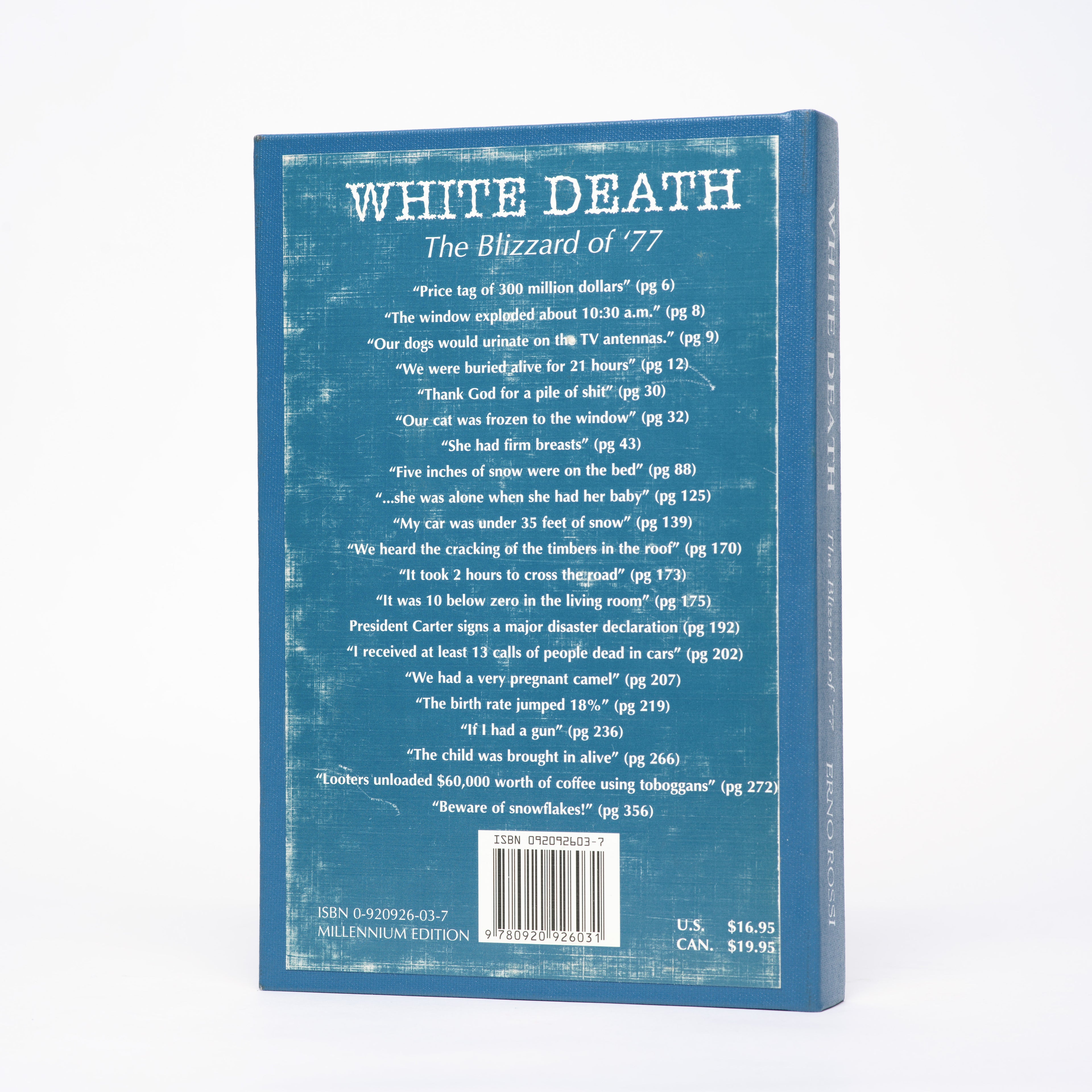 White Death: The Blizzard of '77 (Millennium Edition) - Rossi, Erno
