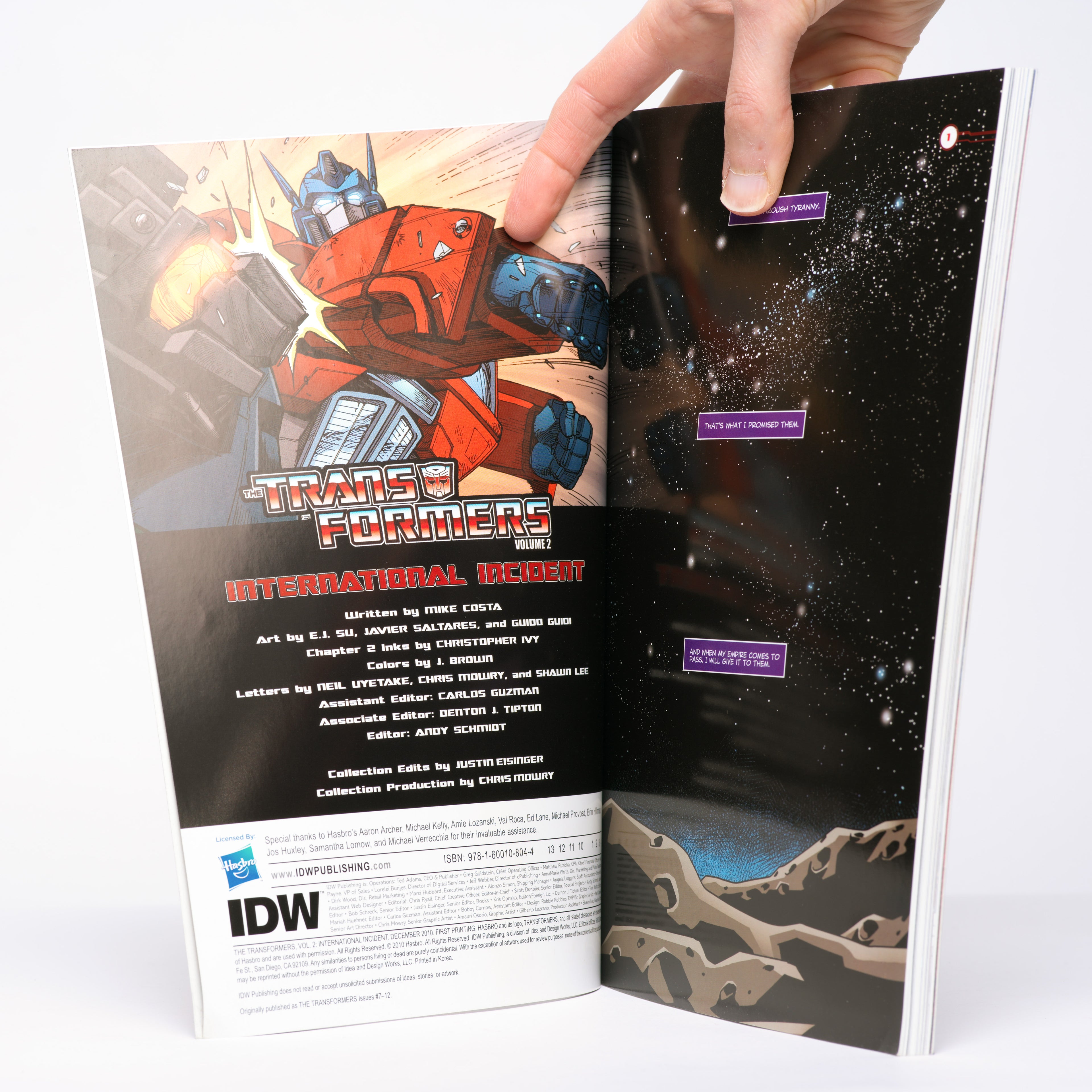 Transformers Volume 2: International Incident