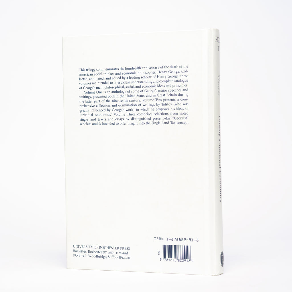An Anthology of Tolstoy's Spiritual Economics (The Henry George Centennial Trilogy, Vol. 2) - Tolstoy, Leo; Wenzer, Kenneth C.