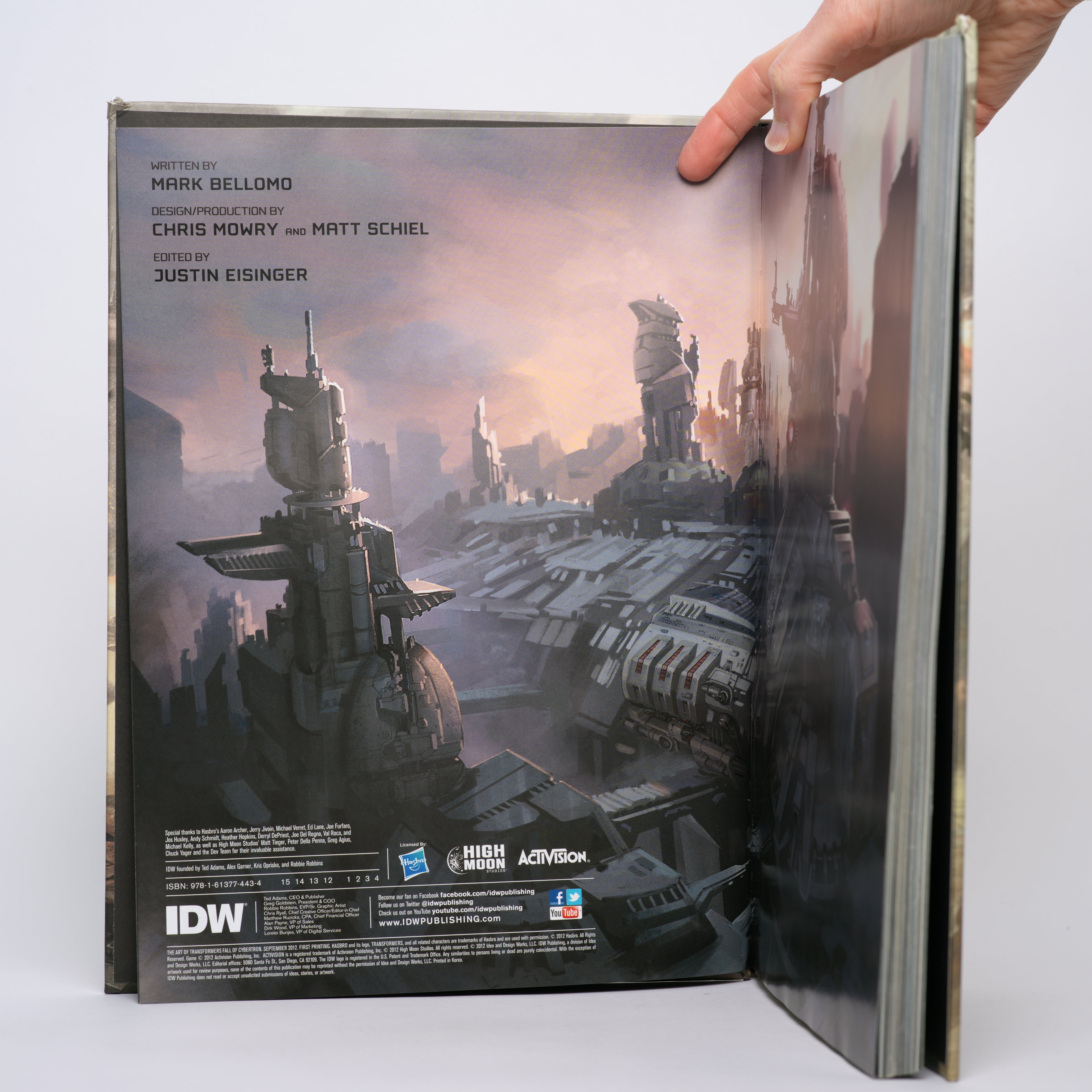 Transformers: The Art of Fall of Cybertron - Bellomo, Mark