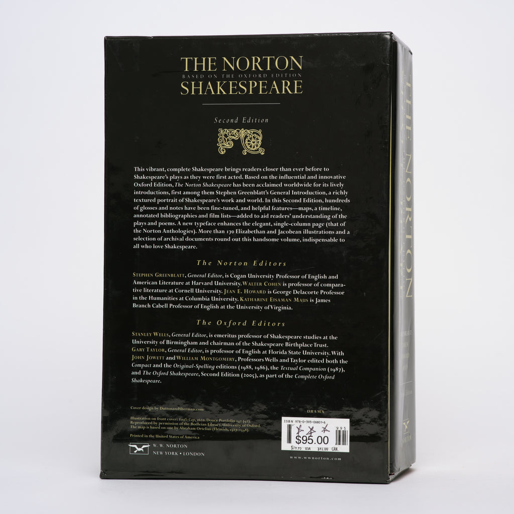 The Norton Shakespeare: Based on the Oxford Edition (Second Edition w/ Slipcase) - Shakespeare, William; Greenblatt, Stephen (editor); Cohen, Walter (editor); Howard, Jean E. (editor); Maus, Katharine Eisaman (editor)