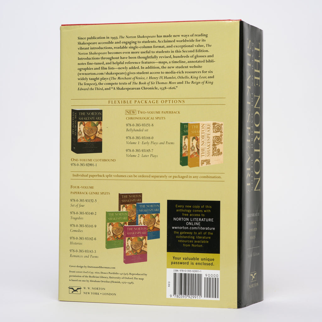 The Norton Shakespeare: Based on the Oxford Edition (Second Edition w/ Slipcase) - Shakespeare, William; Greenblatt, Stephen (editor); Cohen, Walter (editor); Howard, Jean E. (editor); Maus, Katharine Eisaman (editor)