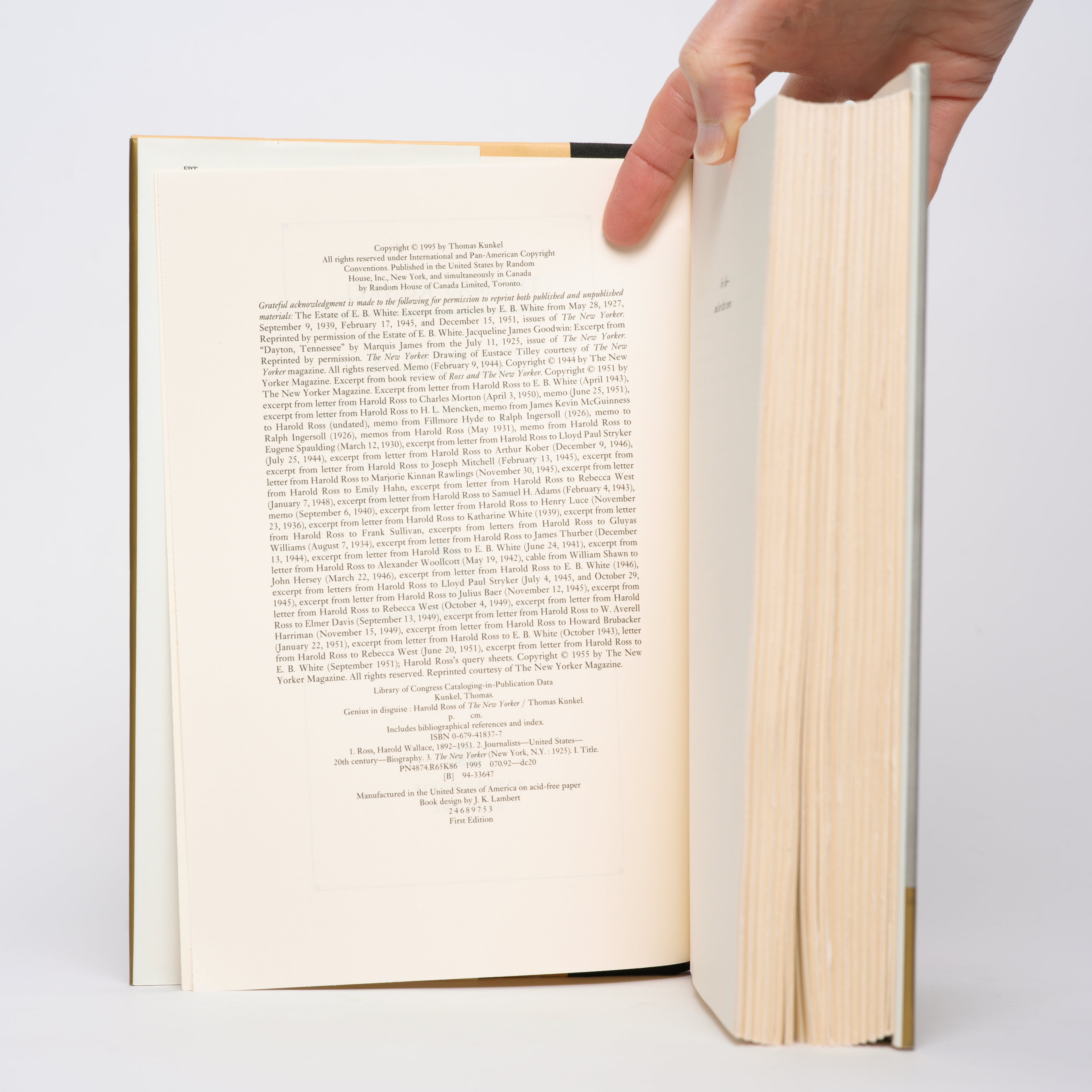 Genius in Disguise: Harold Ross of The New Yorker - Kunkel, Thomas