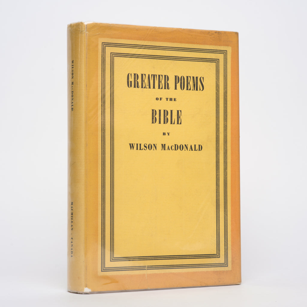 Greater Poems of the Bible: Metrical Versions, Biblical Forms and Original Poems - MacDonald, Wilson