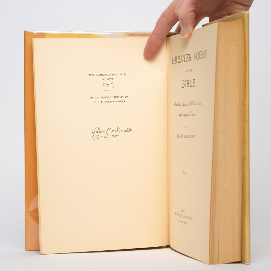 Greater Poems of the Bible: Metrical Versions, Biblical Forms and Original Poems - MacDonald, Wilson