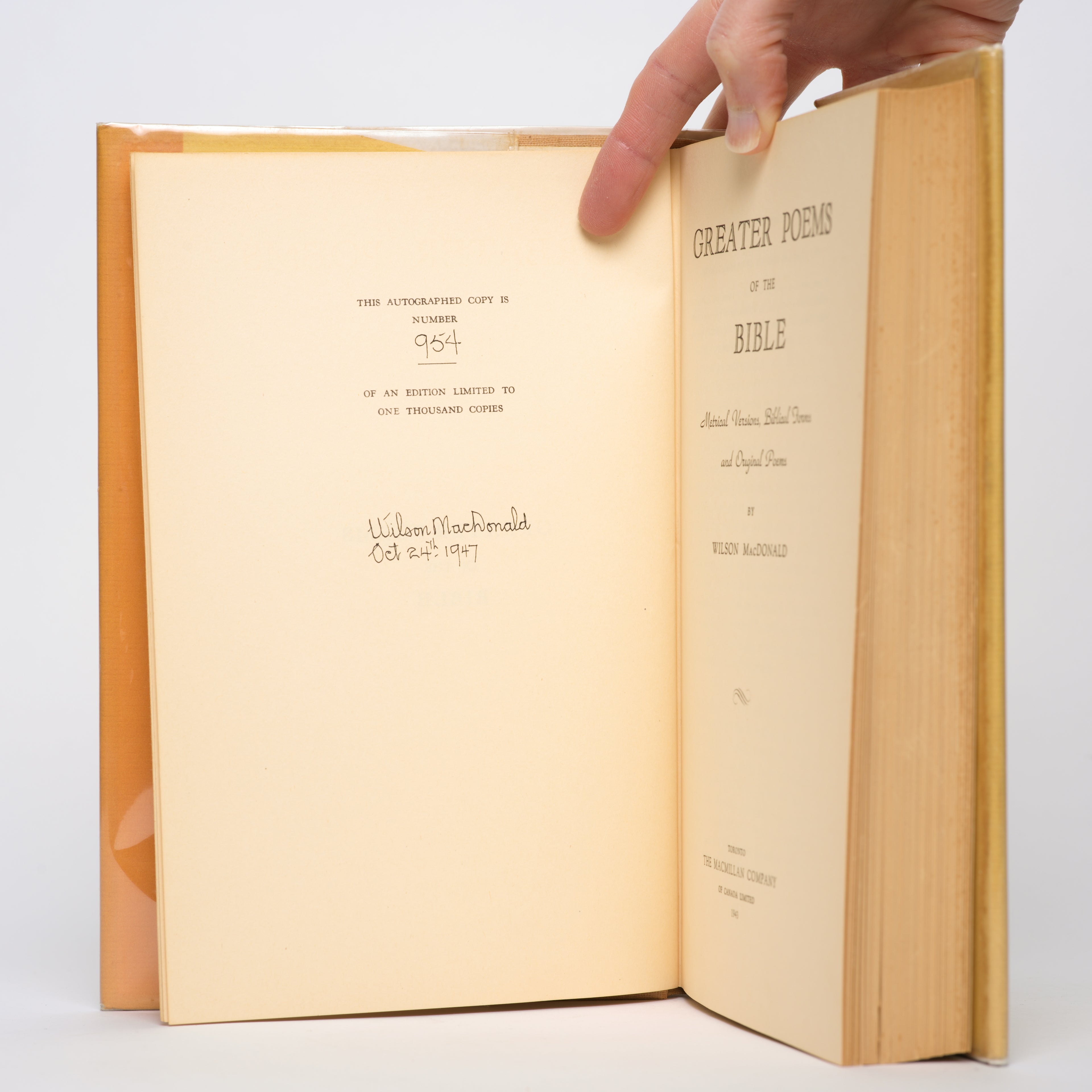 Greater Poems of the Bible: Metrical Versions, Biblical Forms and Original Poems - MacDonald, Wilson