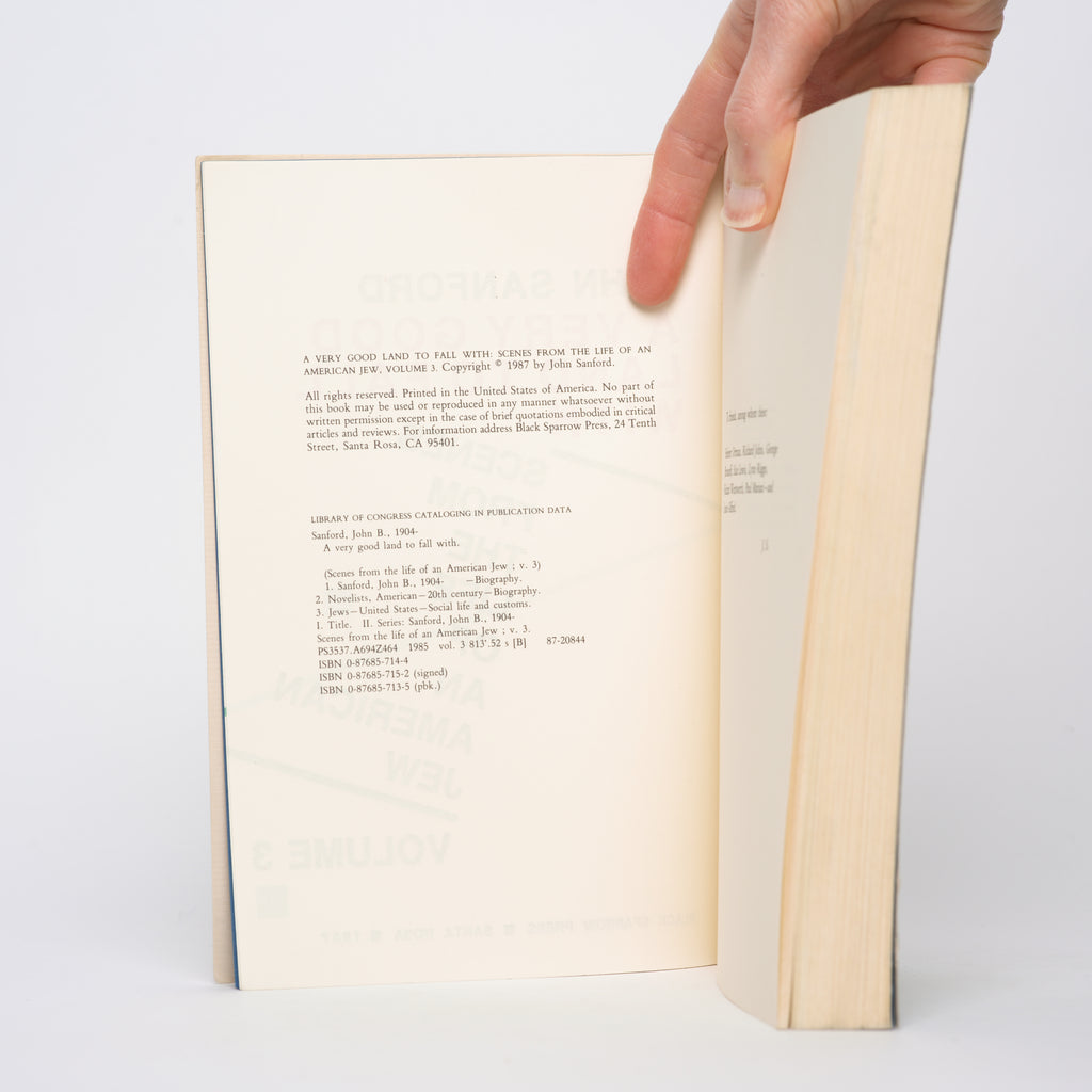 Scenes from the Life of an American Jew, Vol. 1-3 [The Color of Air; The Waters of Darkness; A Very Good Land to Fall With] - Sanford, John (Julian Shapiro)