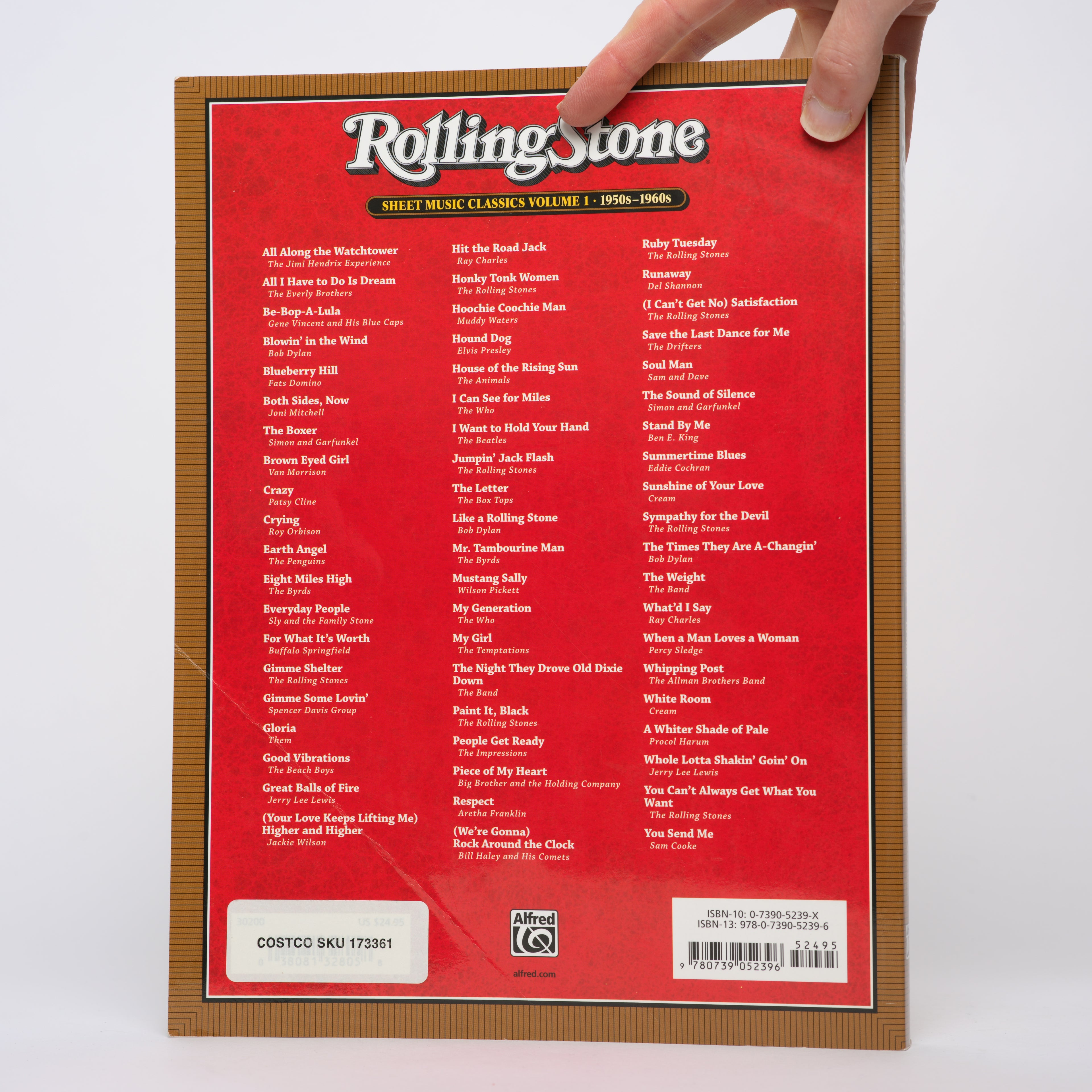 Rolling Stone: 500 Greatest Songs of All Time, Sheet Music Classics, Vol 1: 1950s-1960s (Piano / Vocal / Guitar)