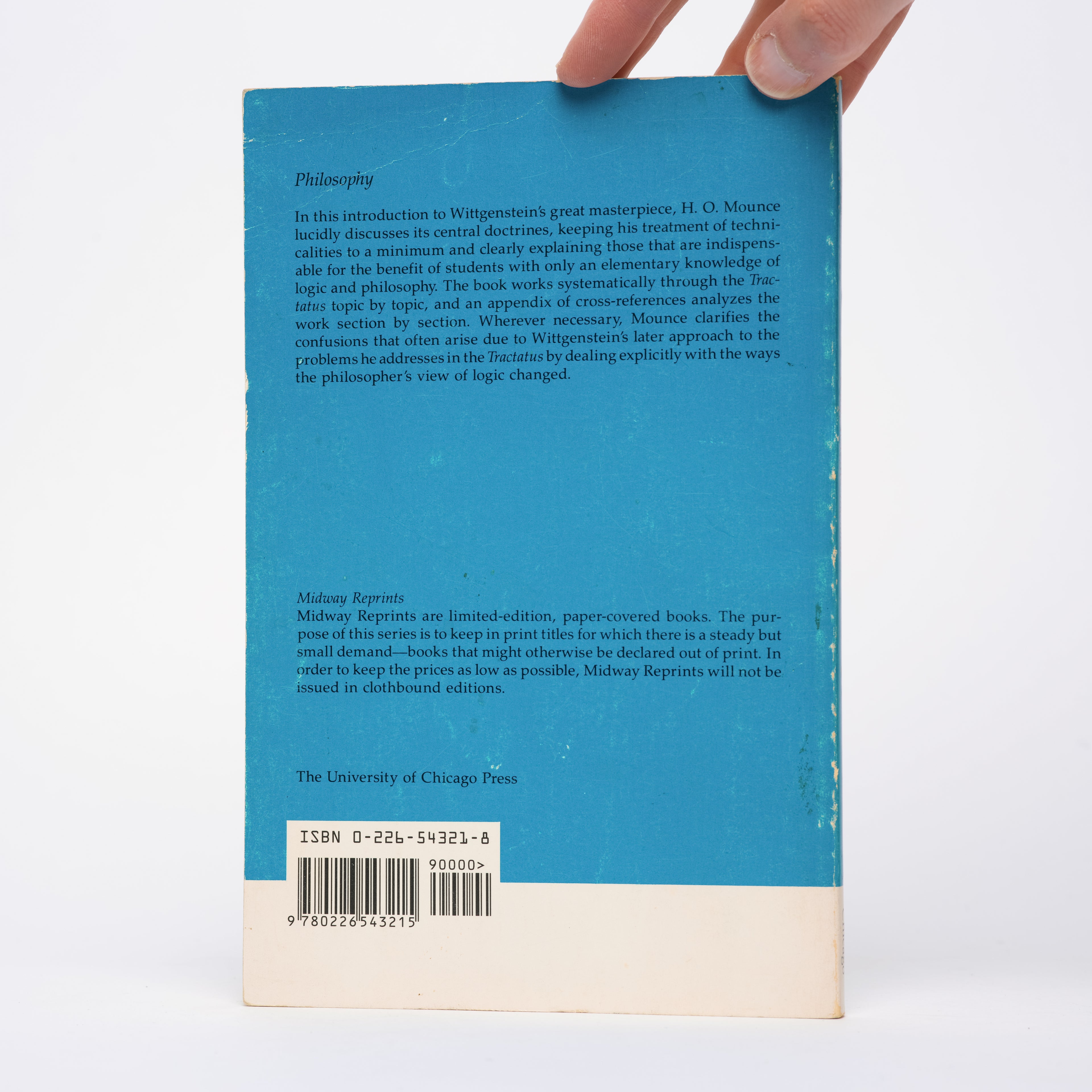 Wittgenstein's Tractatus: An Introduction (Midway Reprints) - Mounce, H. O.