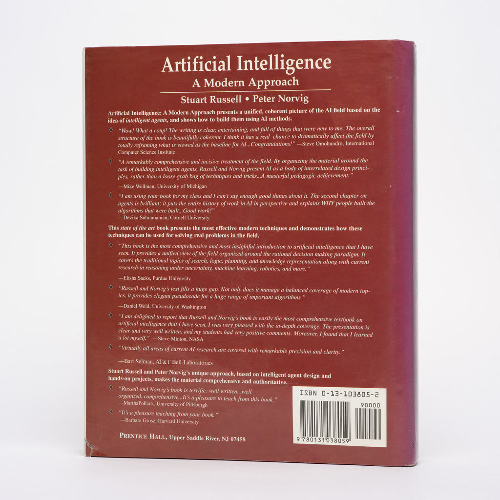 Artificial Intelligence: A Modern Approach (Prentice-Hall Series in Artificial Intelligence) - Russell, Stuart; Norvig, Peter