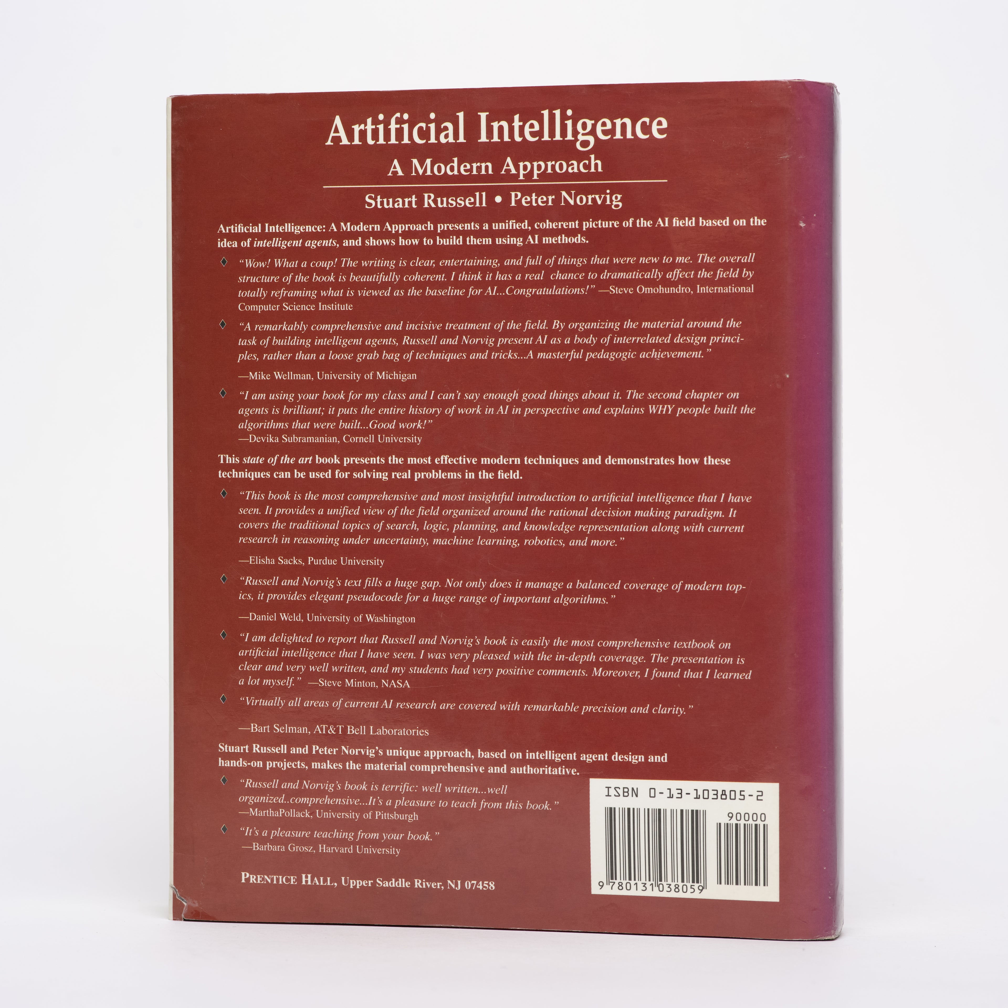 Artificial Intelligence: A Modern Approach (Prentice-Hall Series in Artificial Intelligence) - Russell, Stuart; Norvig, Peter