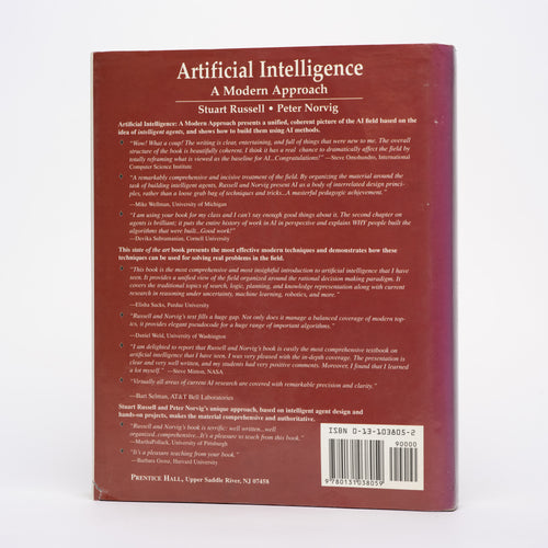 Artificial Intelligence: A Modern Approach (Prentice-Hall Series in Artificial Intelligence) - Russell, Stuart; Norvig, Peter