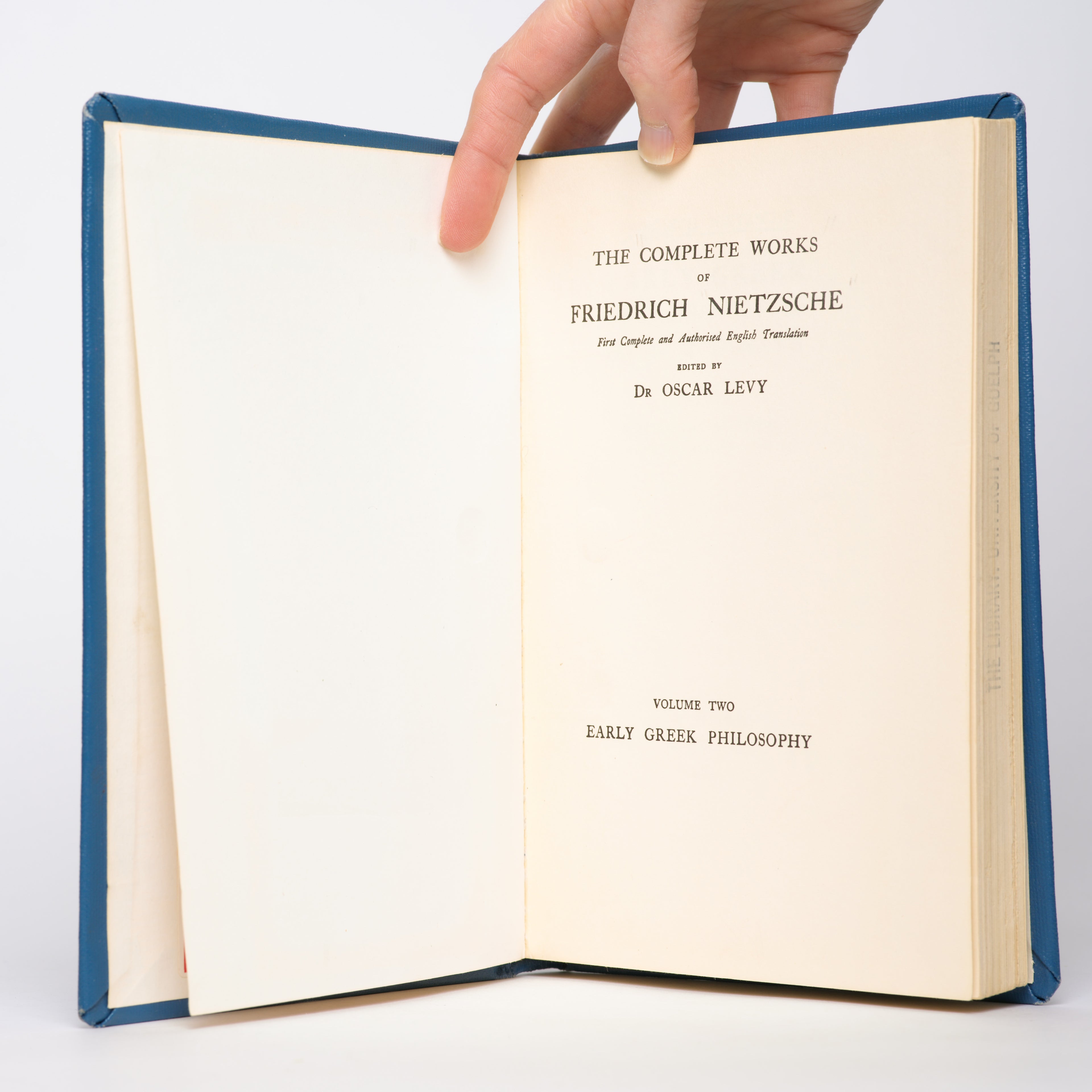 The Complete Works of Friedrich Nietzsche Vol. 2: Early Greek Philosophy and Other Essays - Nietzsche, Friedrich; Levy, Oscar (editor); Mugge, Maximilian (translator)