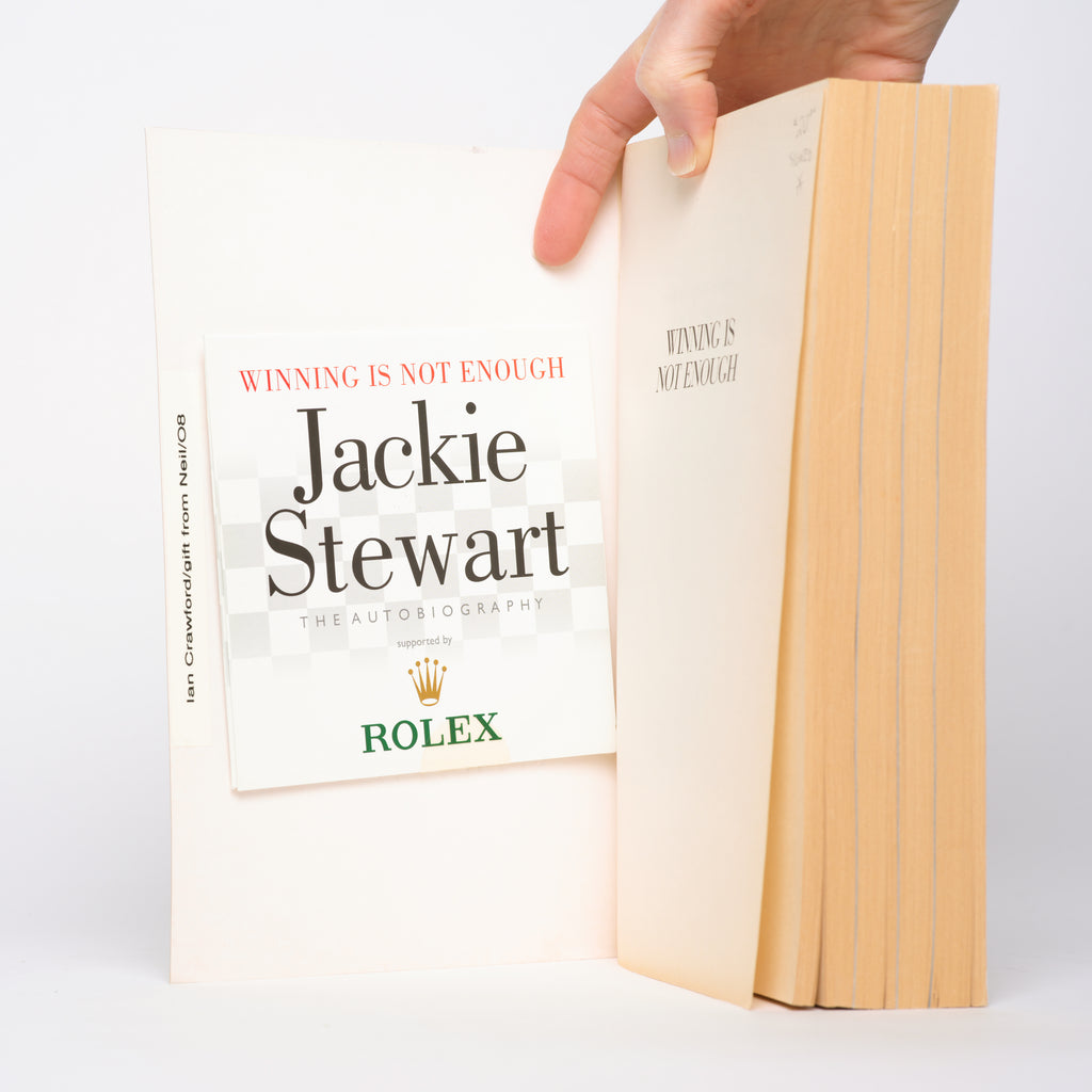 Winning Is Not Enough: The Autobiography - Stewart, Sir Jackie