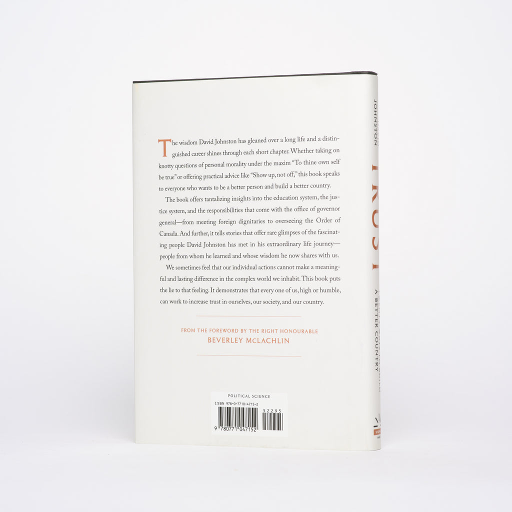 Trust: Twenty Ways to Build a Better Country - Johnston, David