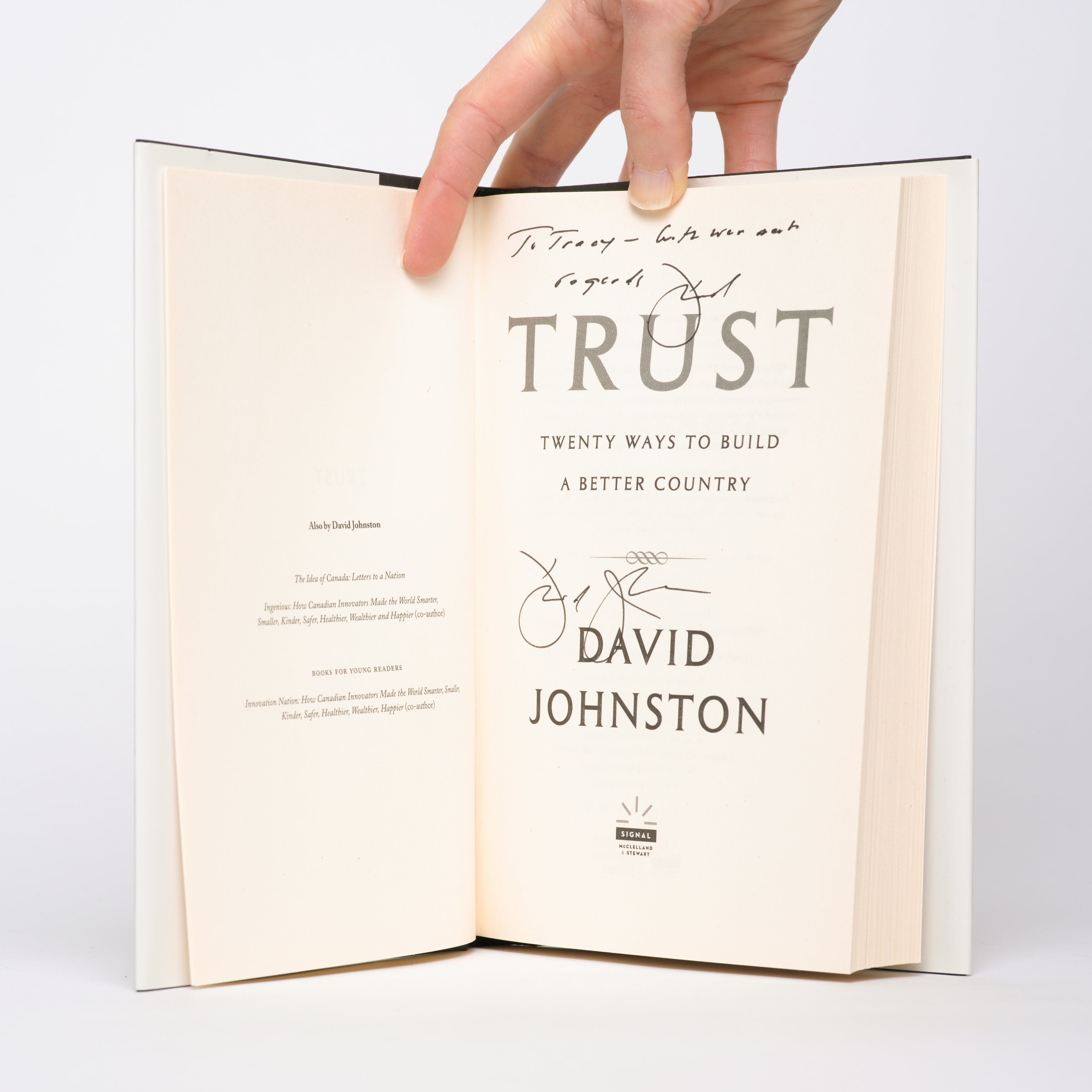Trust: Twenty Ways to Build a Better Country - Johnston, David