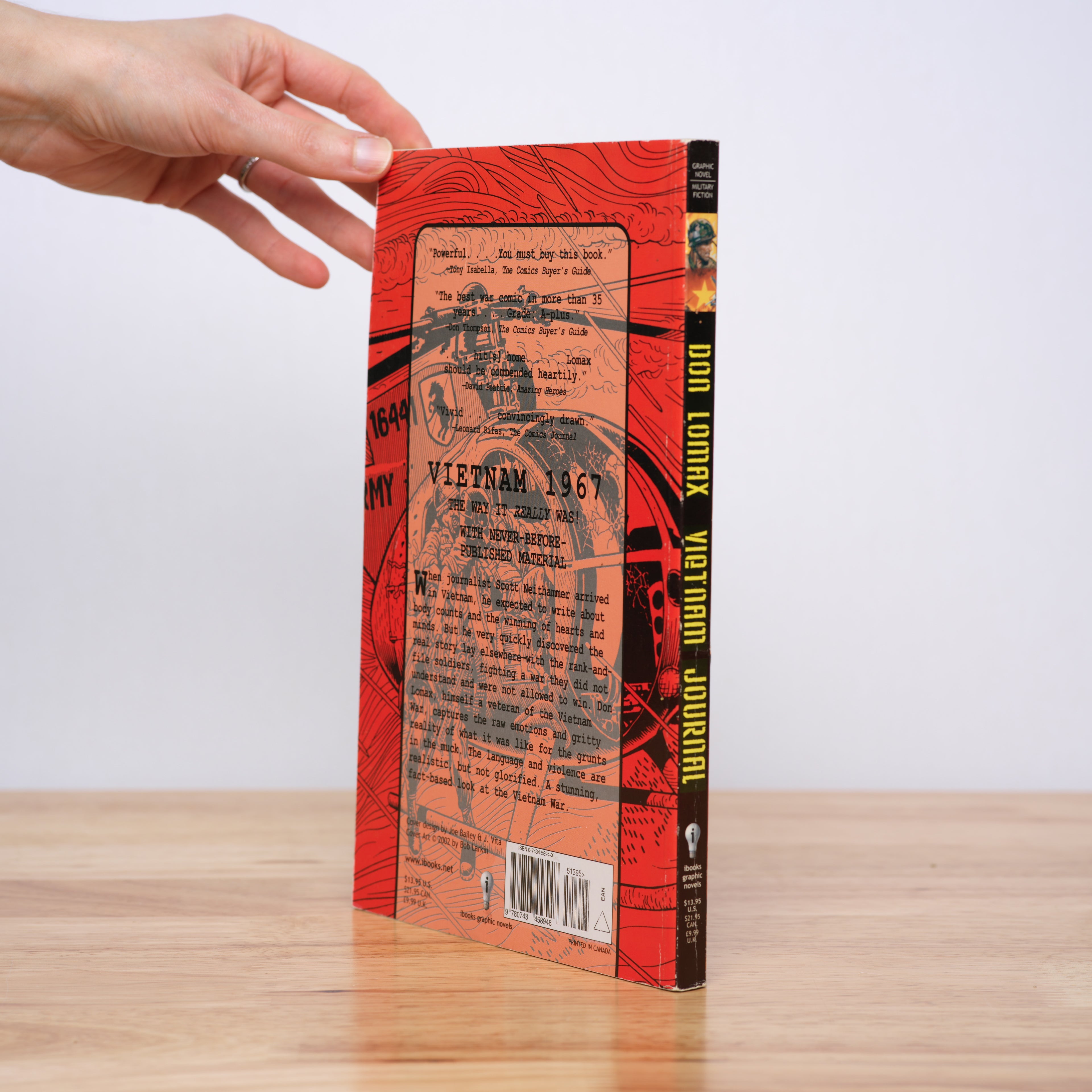 Vietnam Journal - Lomax, Don; Robins, Clem (lettering); Larkin, Bob (cover); Hughes, Hilary (editor); Zimmerman, Dwight Jon (editor); Preiss, Byron (series editor)