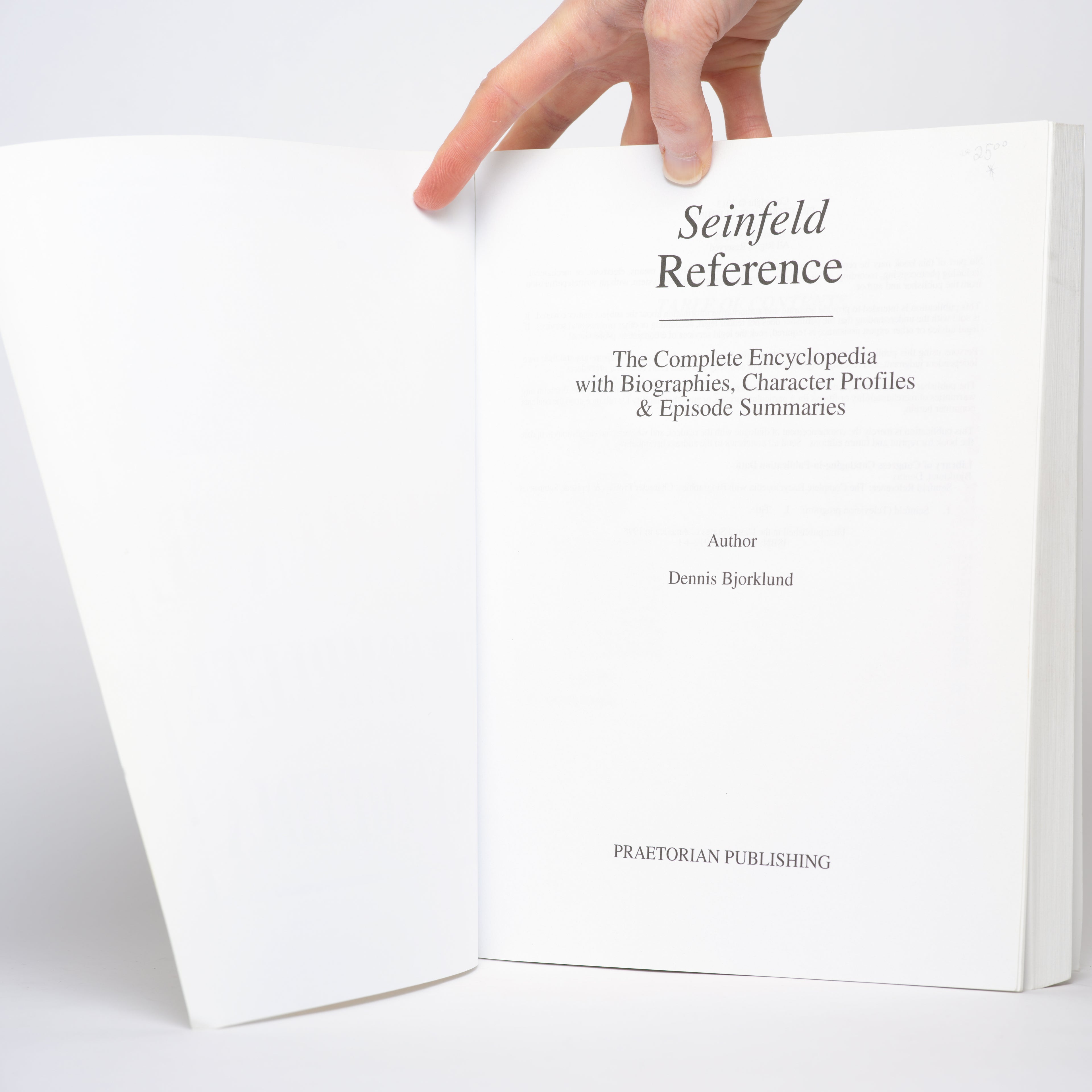 Seinfeld Reference: The Complete Encyclopedia - Bjorklund, Dennis