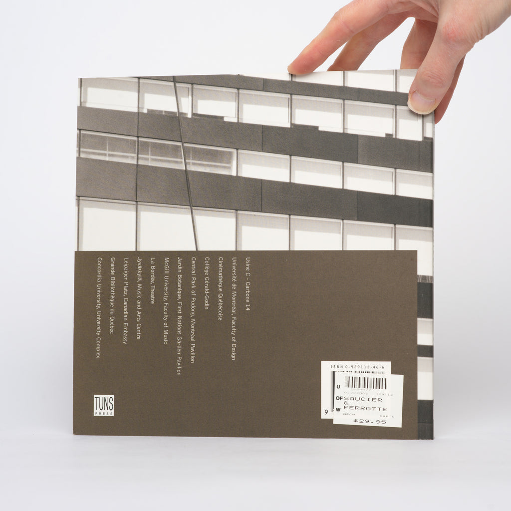 Saucier + Perrotte Architectes, 1995-2002 (Documents in Canadian Architecture)